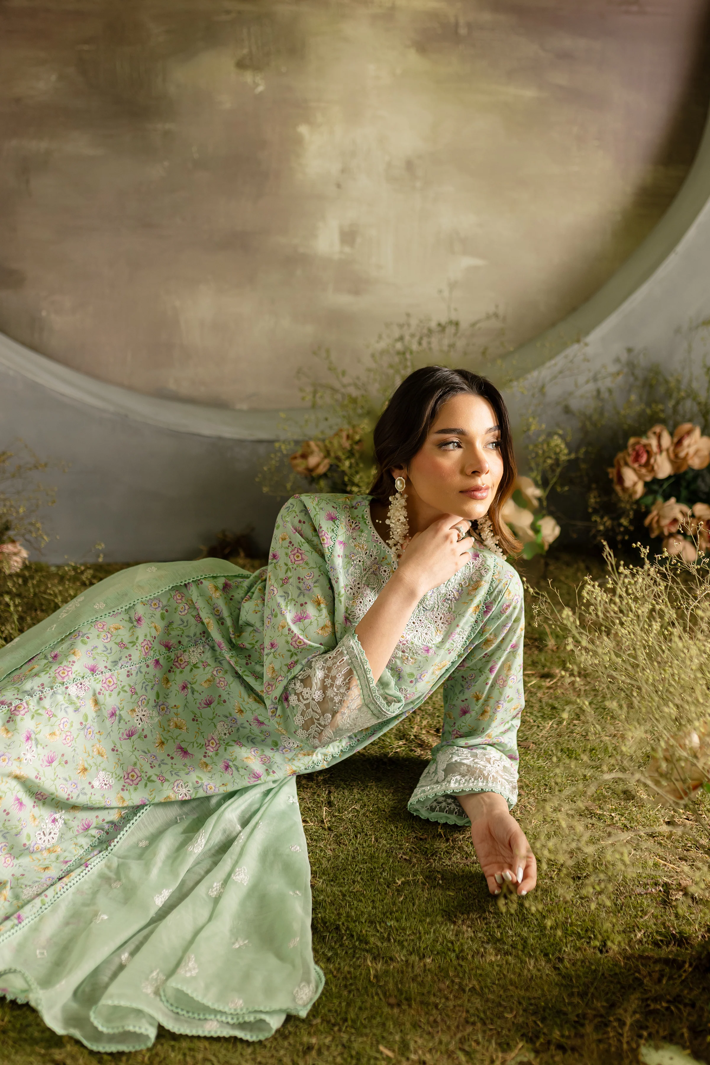Laya  3Pc - Printed Lawn Dress - Image 5