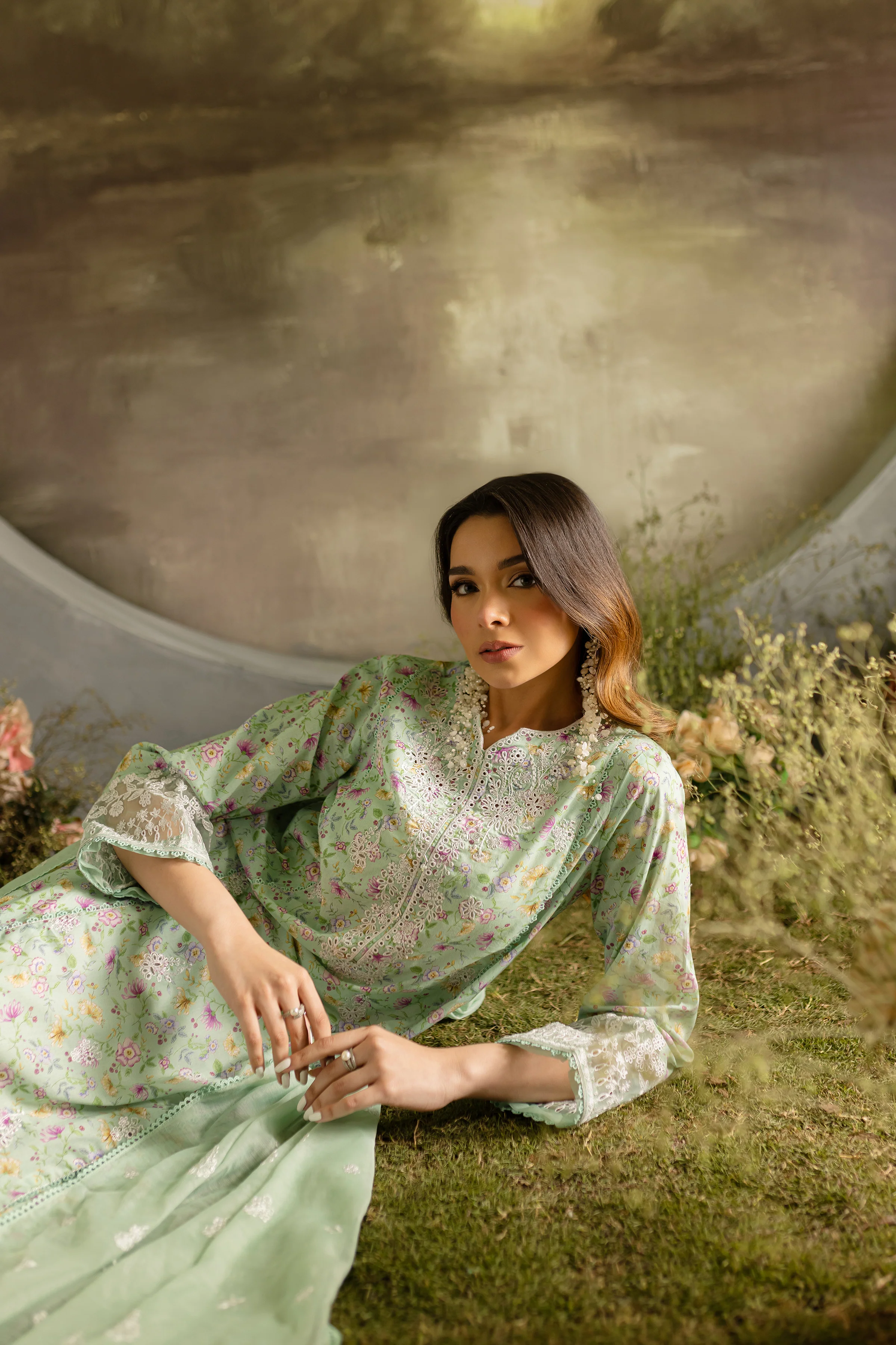 Laya  3Pc - Printed Lawn Dress - Image 8