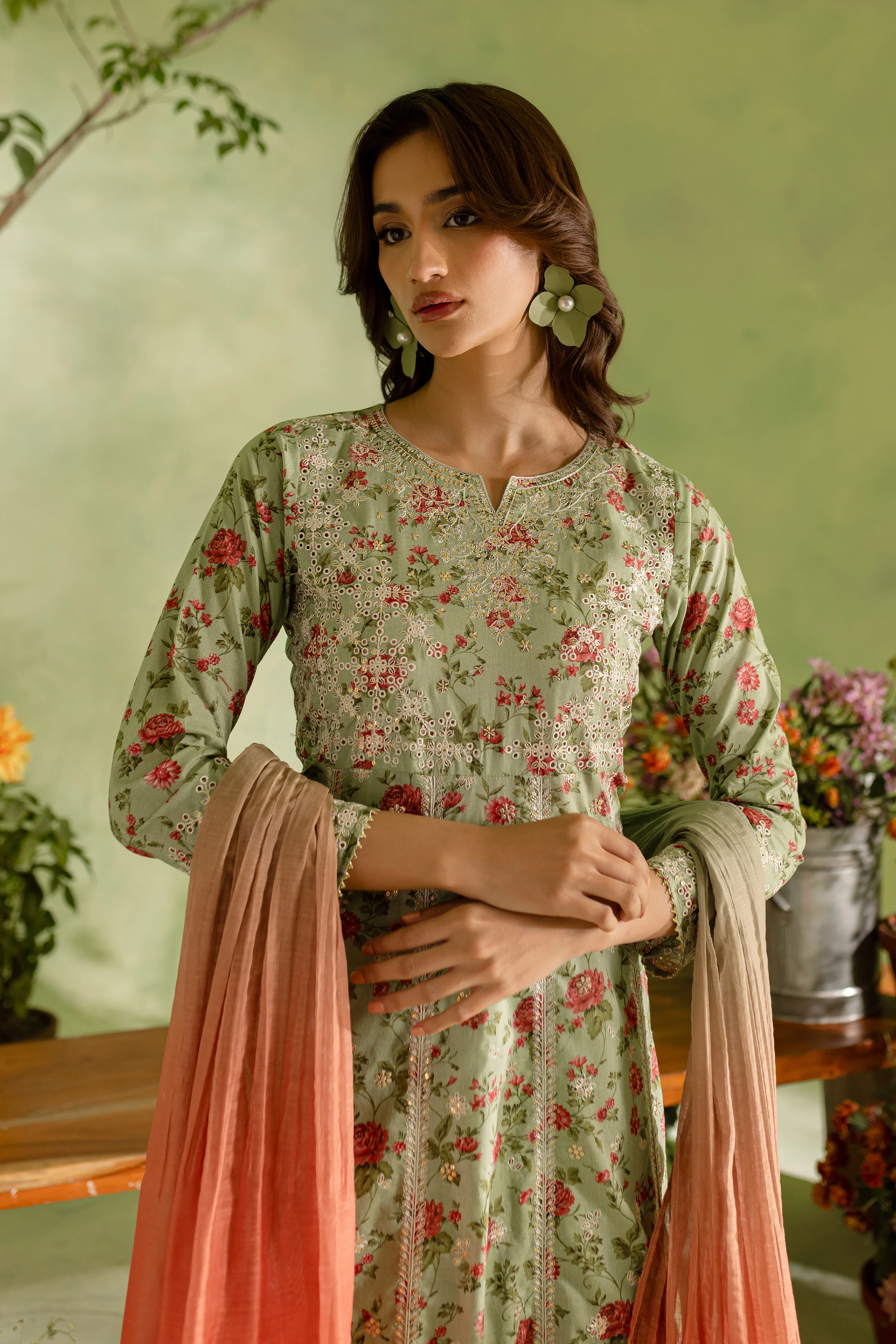 Legacy 3Pc - Printed Lawn Dress - Image 3