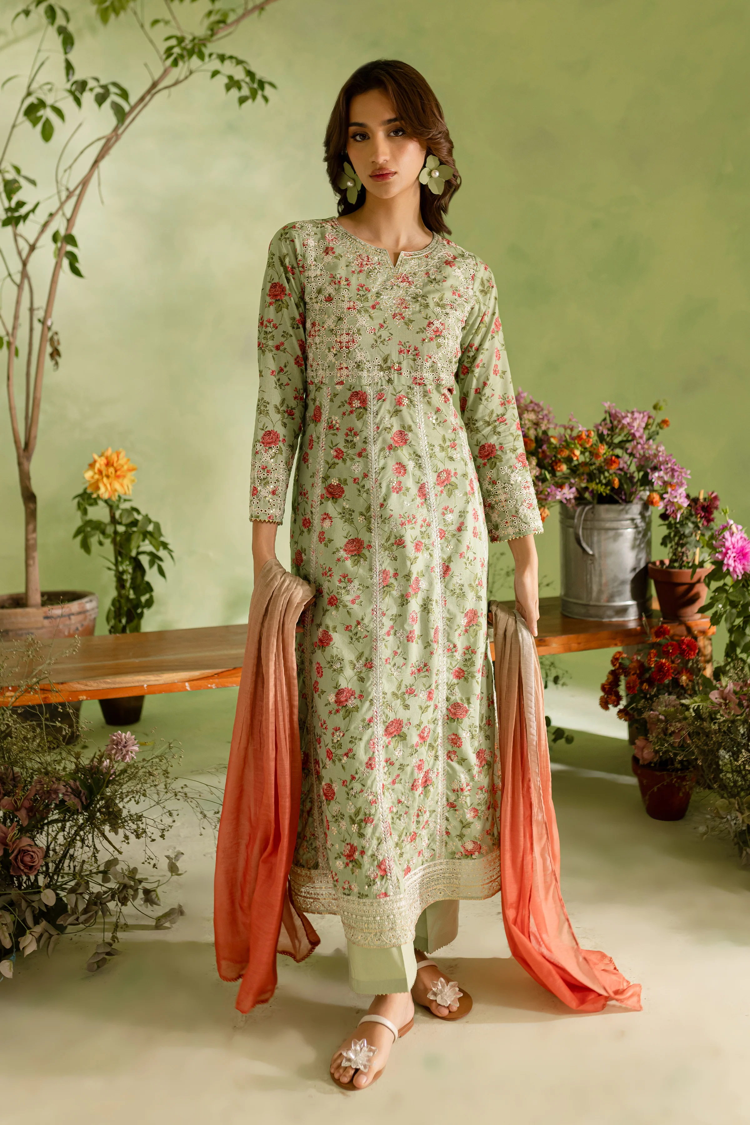Legacy 3Pc - Printed Lawn Dress - Image 4