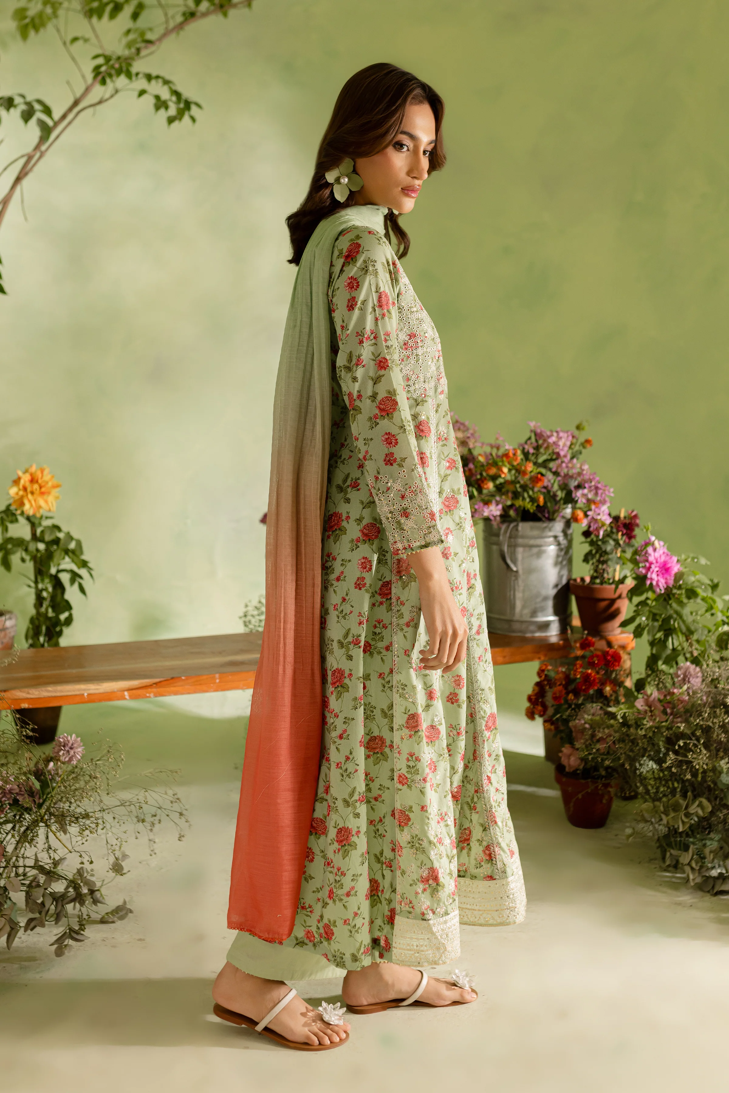 Legacy 3Pc - Printed Lawn Dress - Image 7
