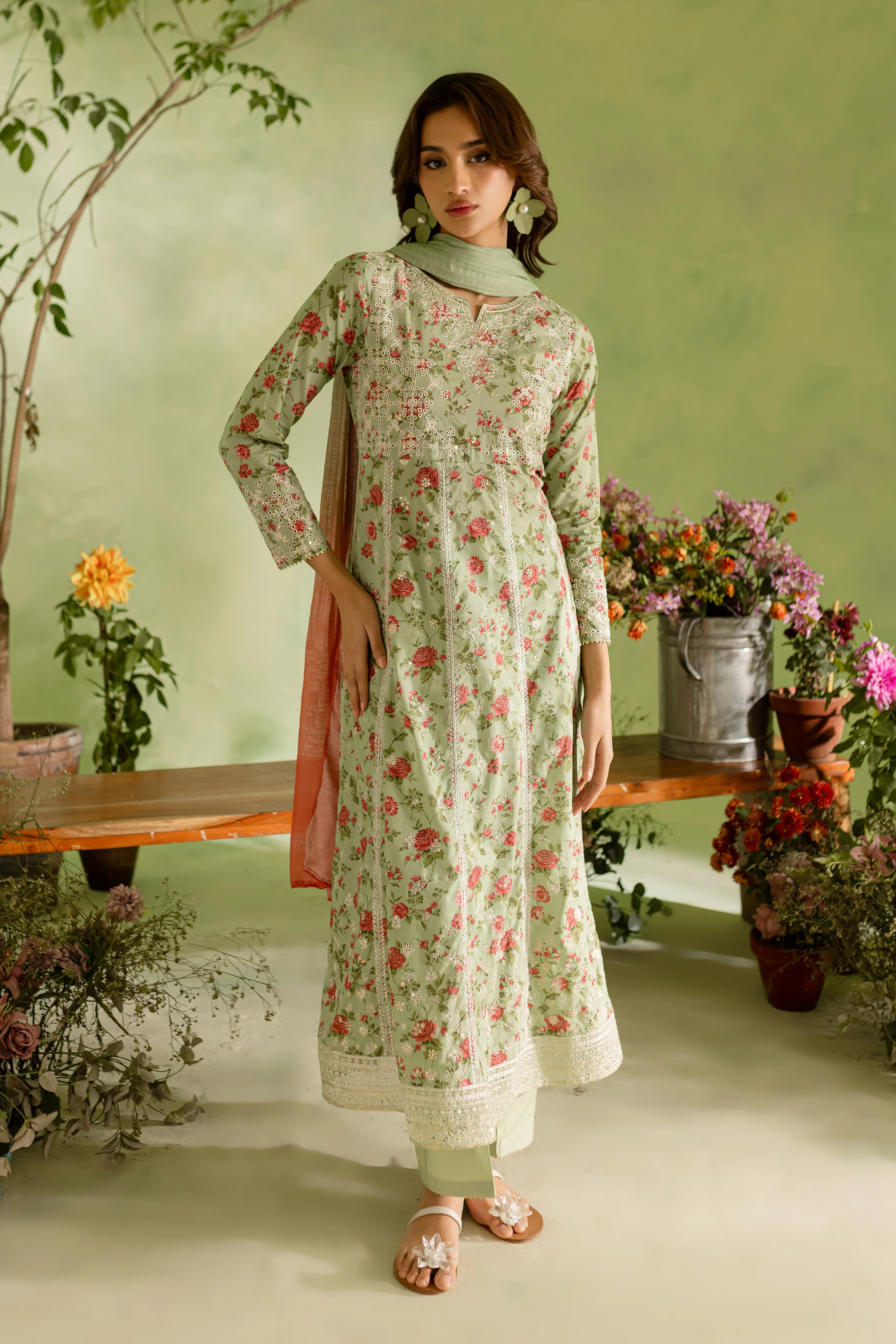 Legacy 3Pc - Printed Lawn Dress - Image 8