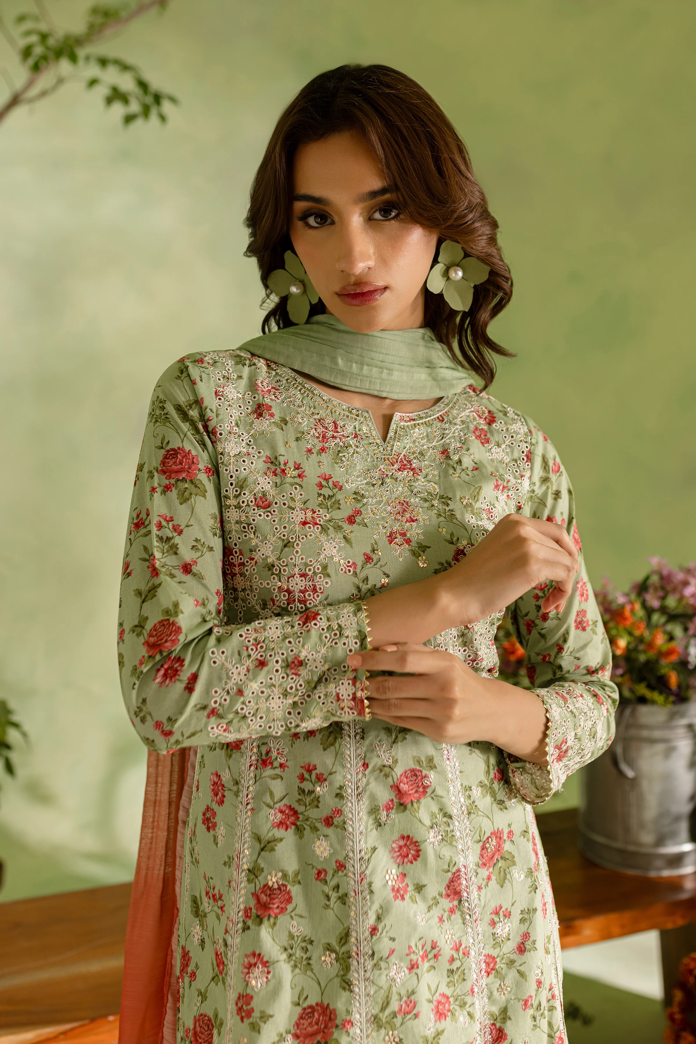 Legacy 3Pc - Printed Lawn Dress - Image 9
