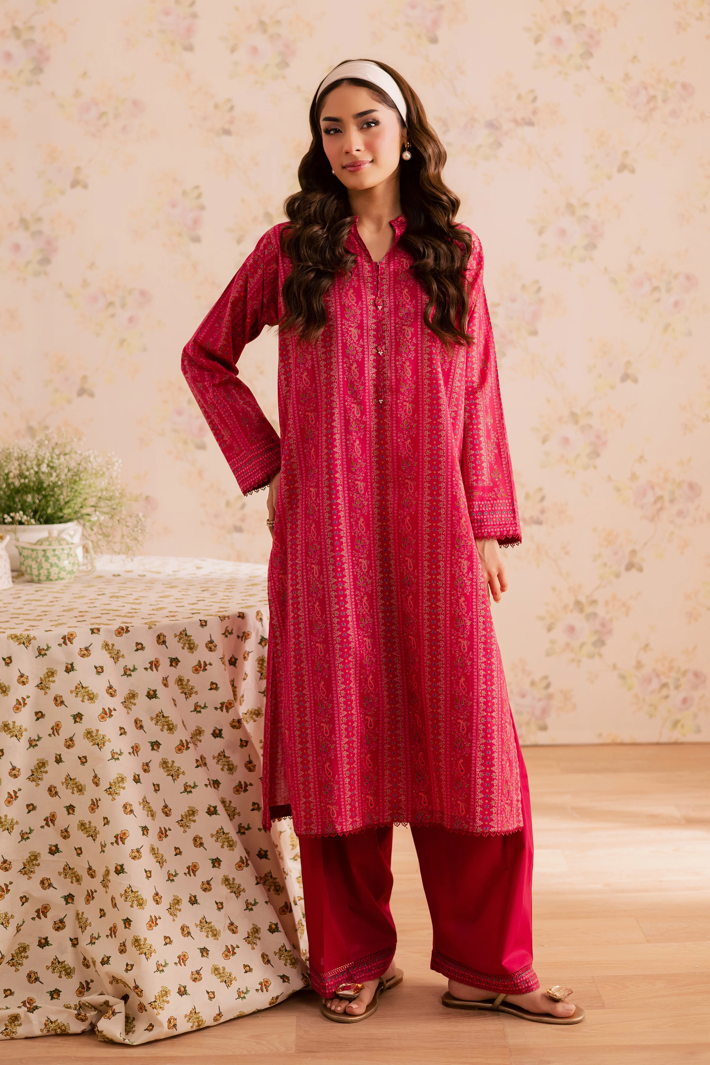 Leya 2Pc - Printed Lawn Dress - Image 5