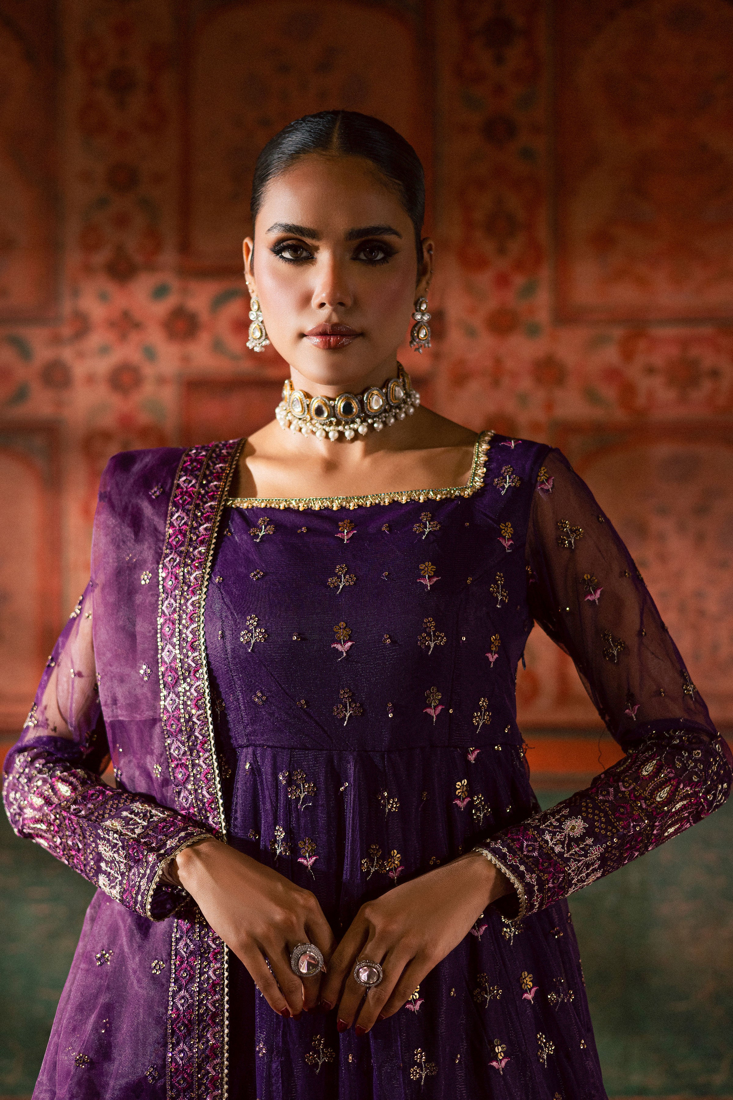 Leya 3Pc - Luxury Wedding Frock - Image 7