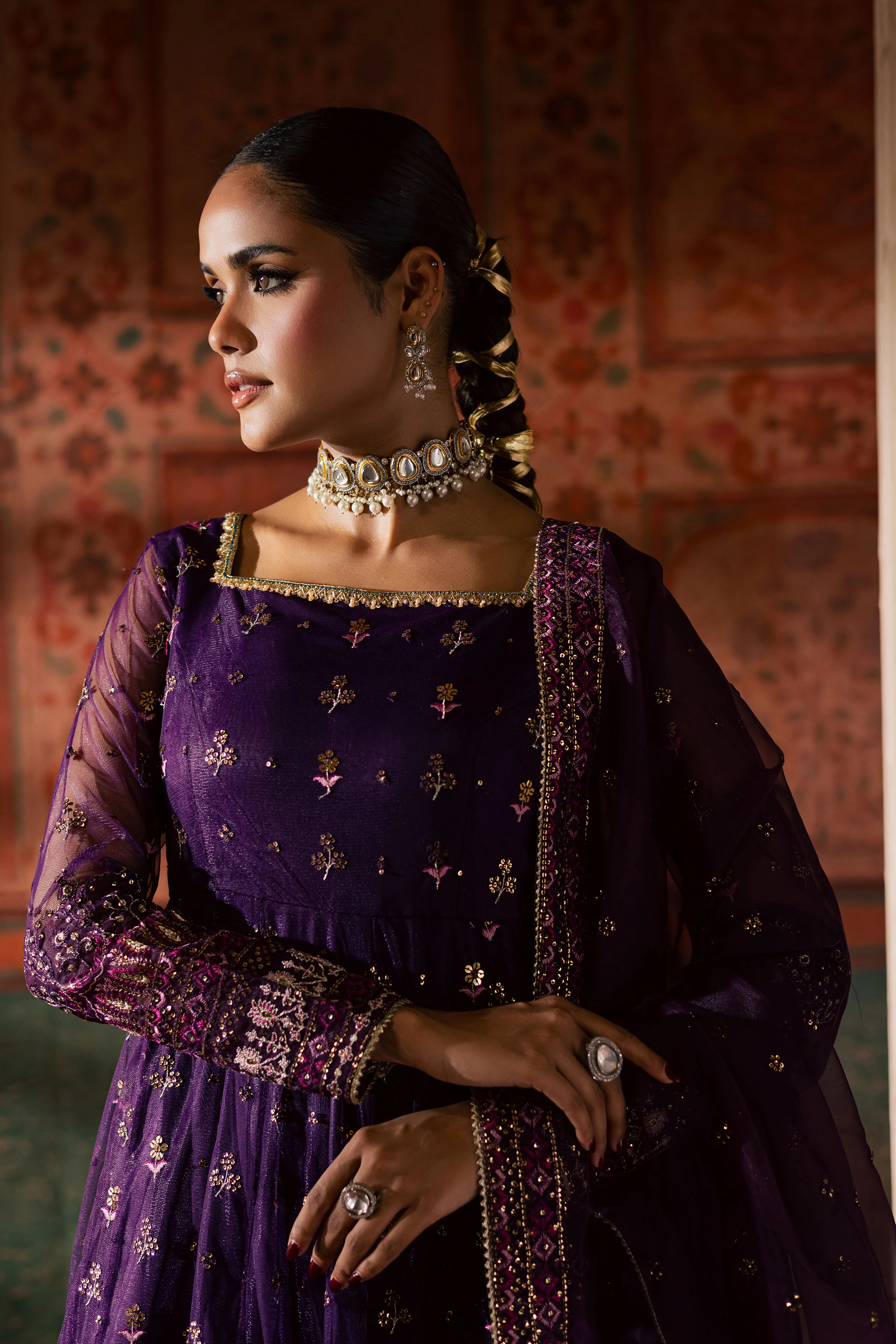 Leya 3Pc - Luxury Wedding Frock - Image 9