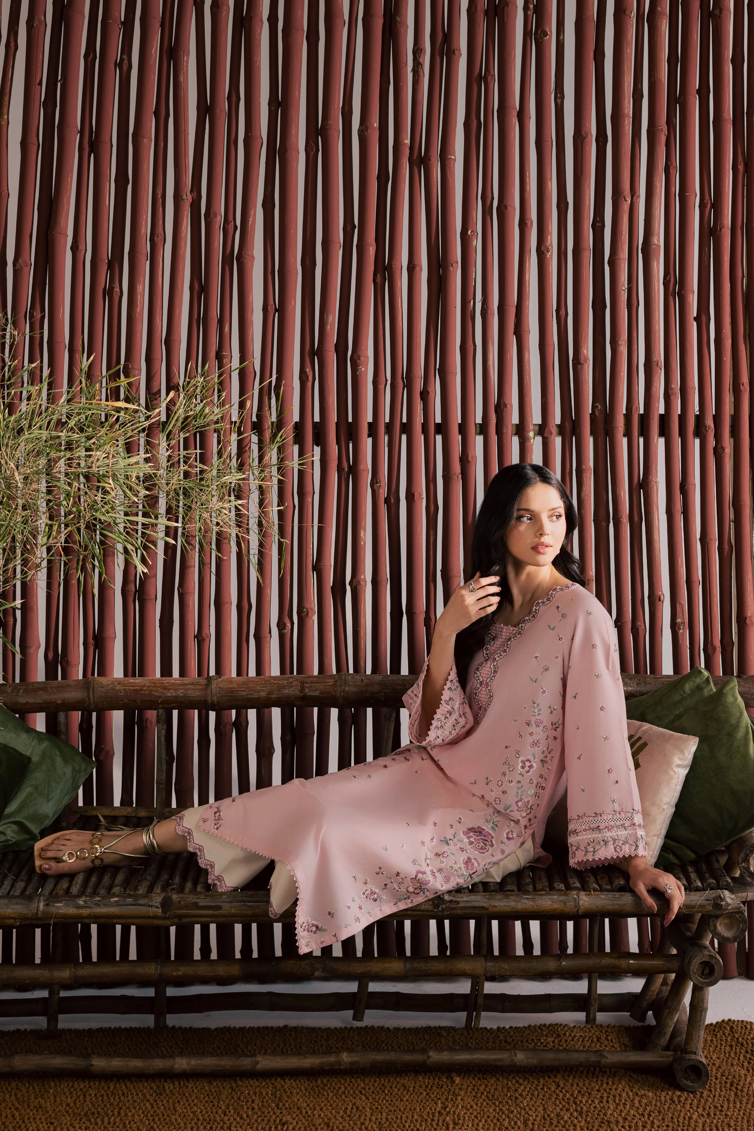 Mallow 2Pc - Embroidered Lawn Dress - Image 4