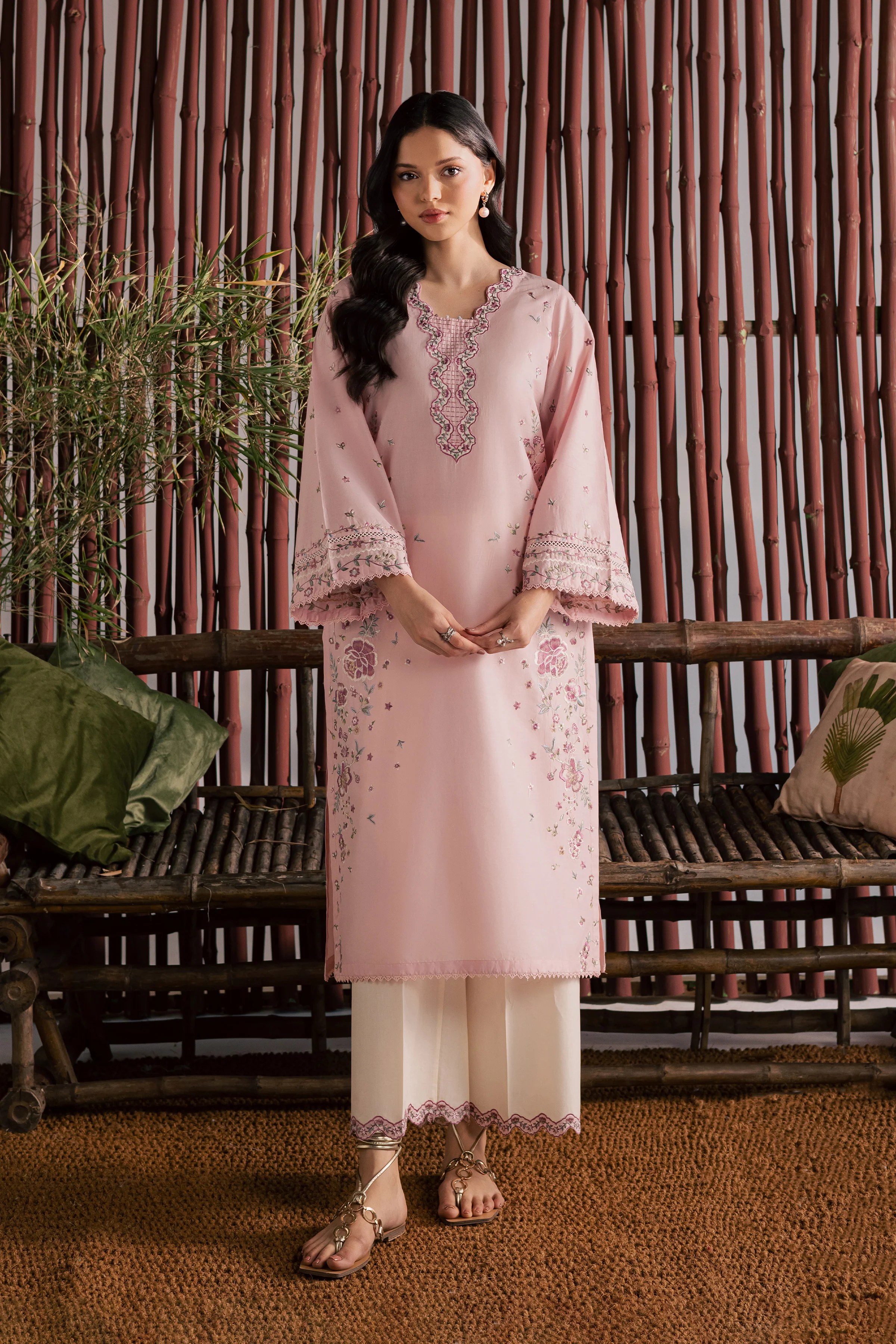 Mallow 2Pc - Embroidered Lawn Dress - Image 9
