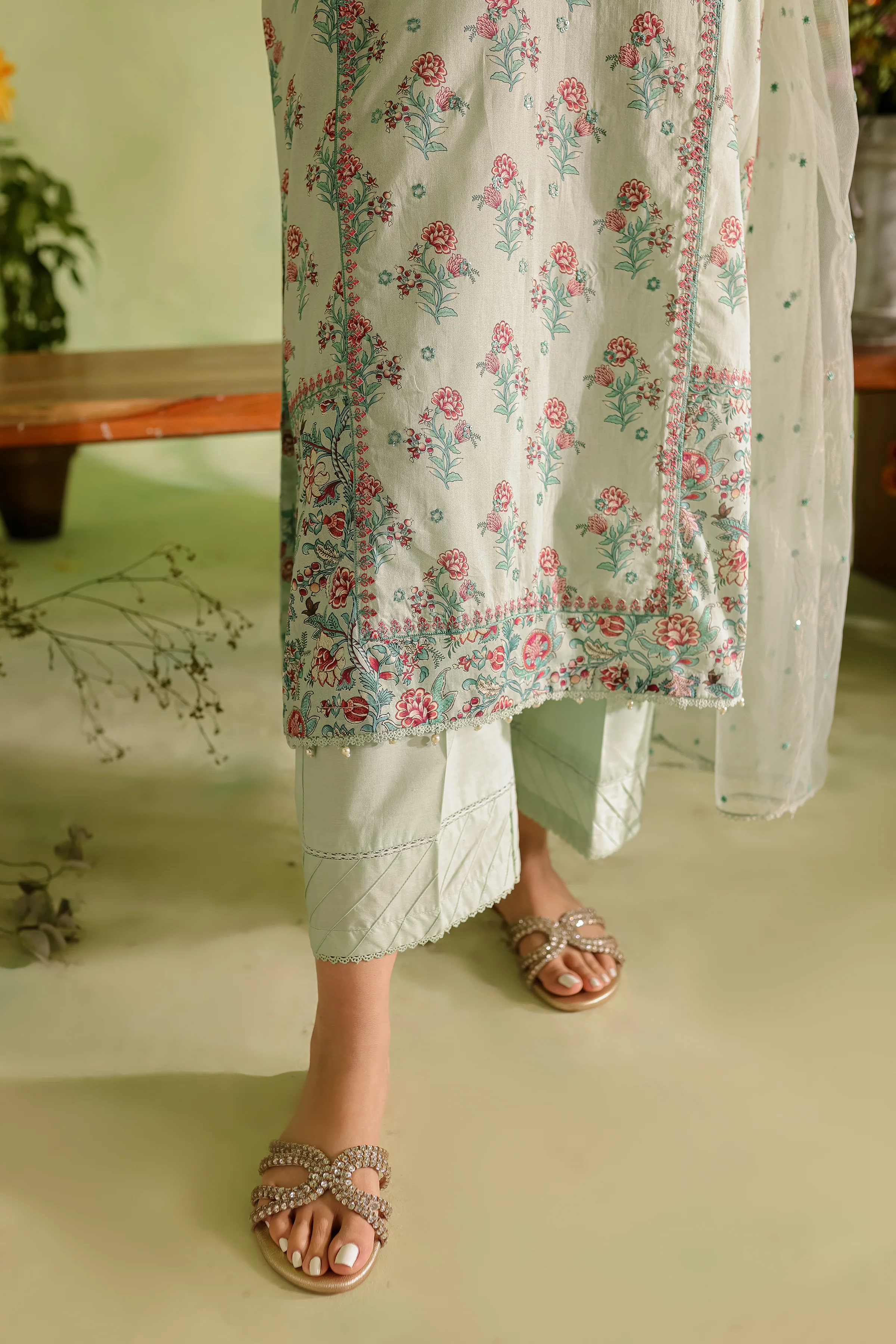 Marcel  3Pc - Printed Lawn Dress - Image 8