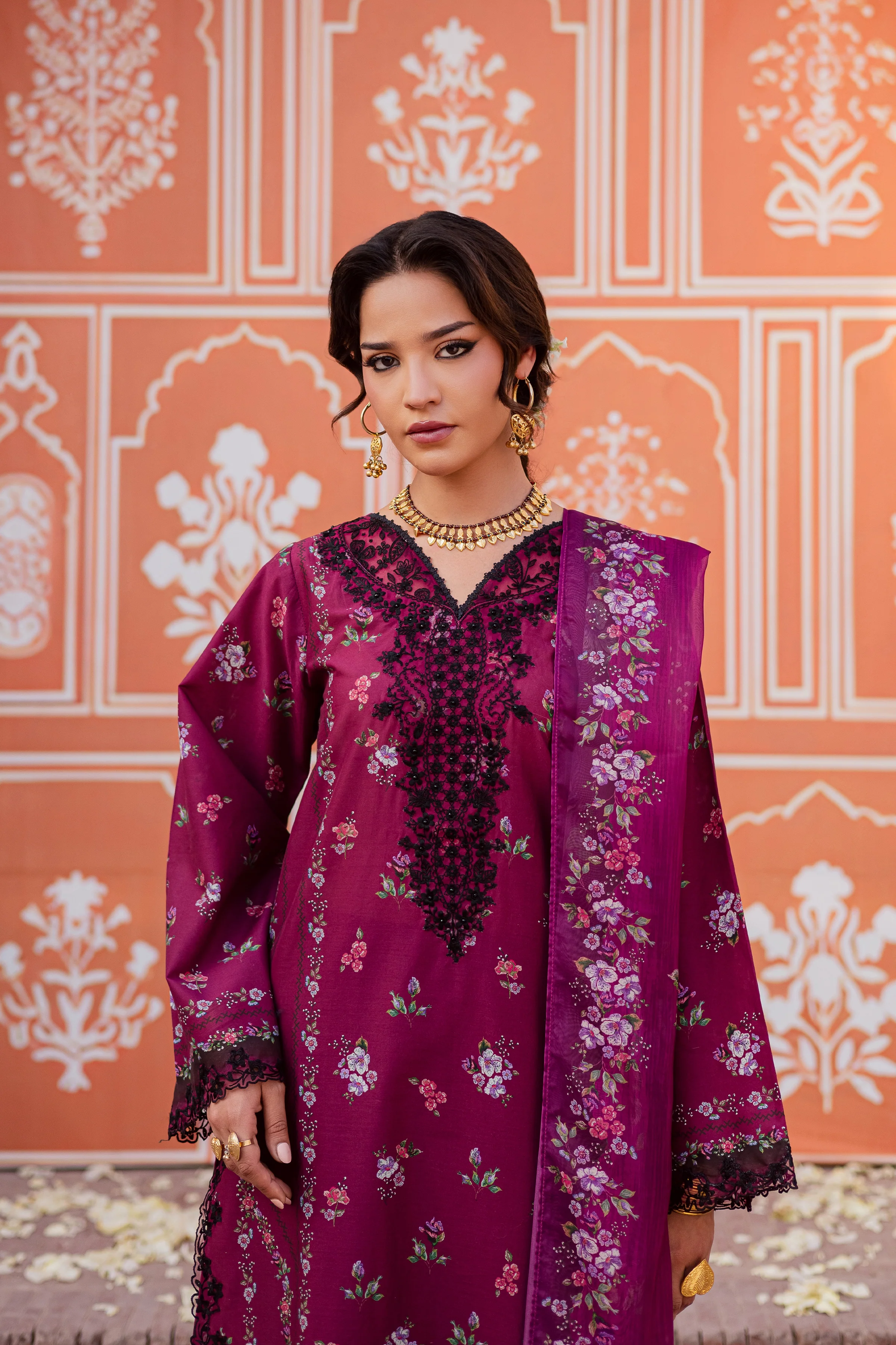 Maren 3Pc - Festive Eid Prints - Image 4