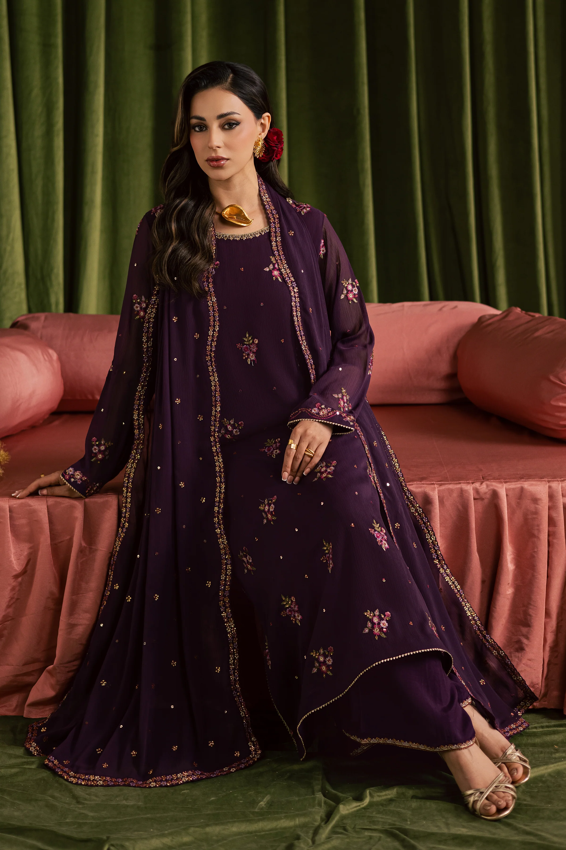 Maya 3Pc - Festive Luxe Pret - Image 4