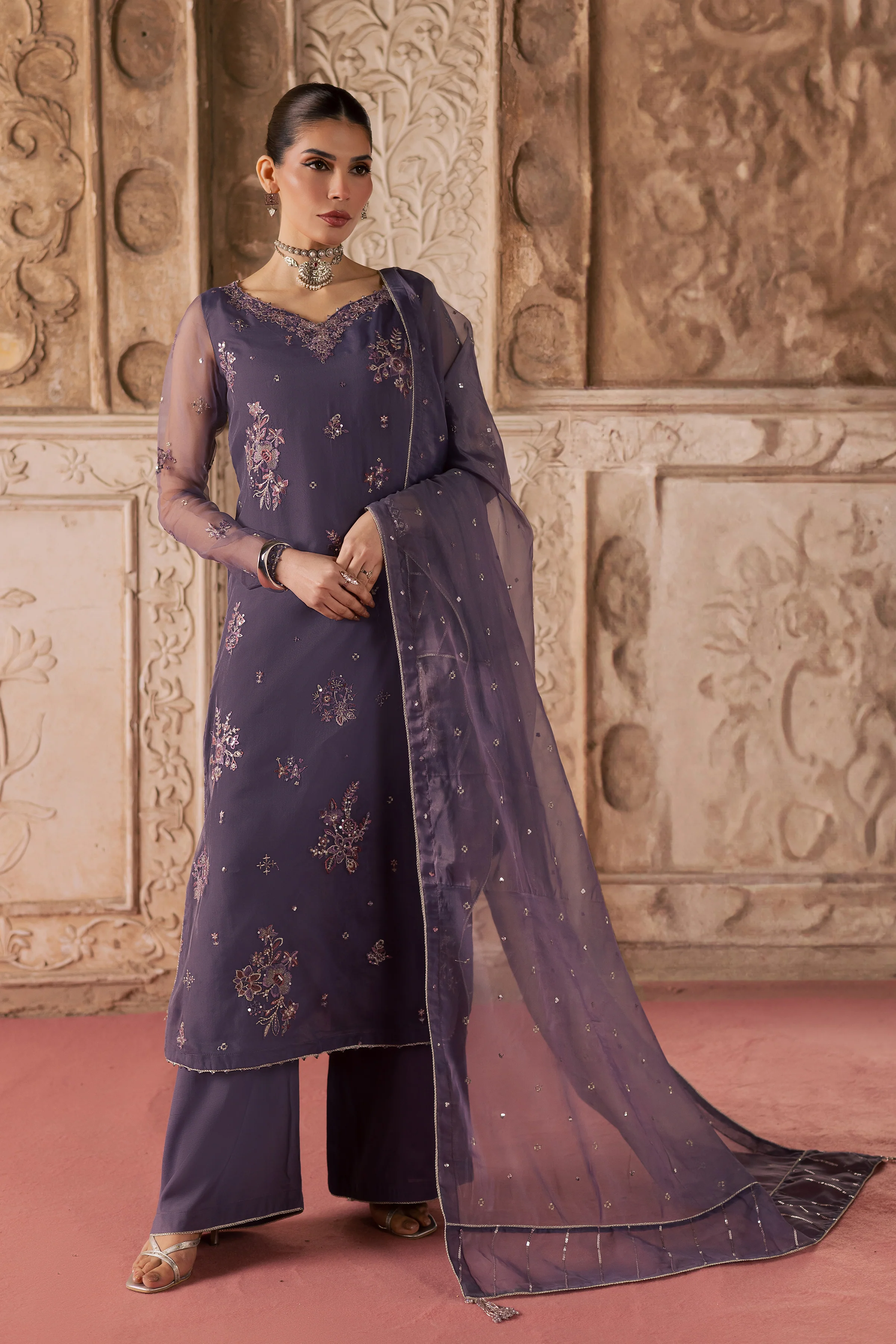 Meesha 3Pc - Festive Luxe Pret - Image 3