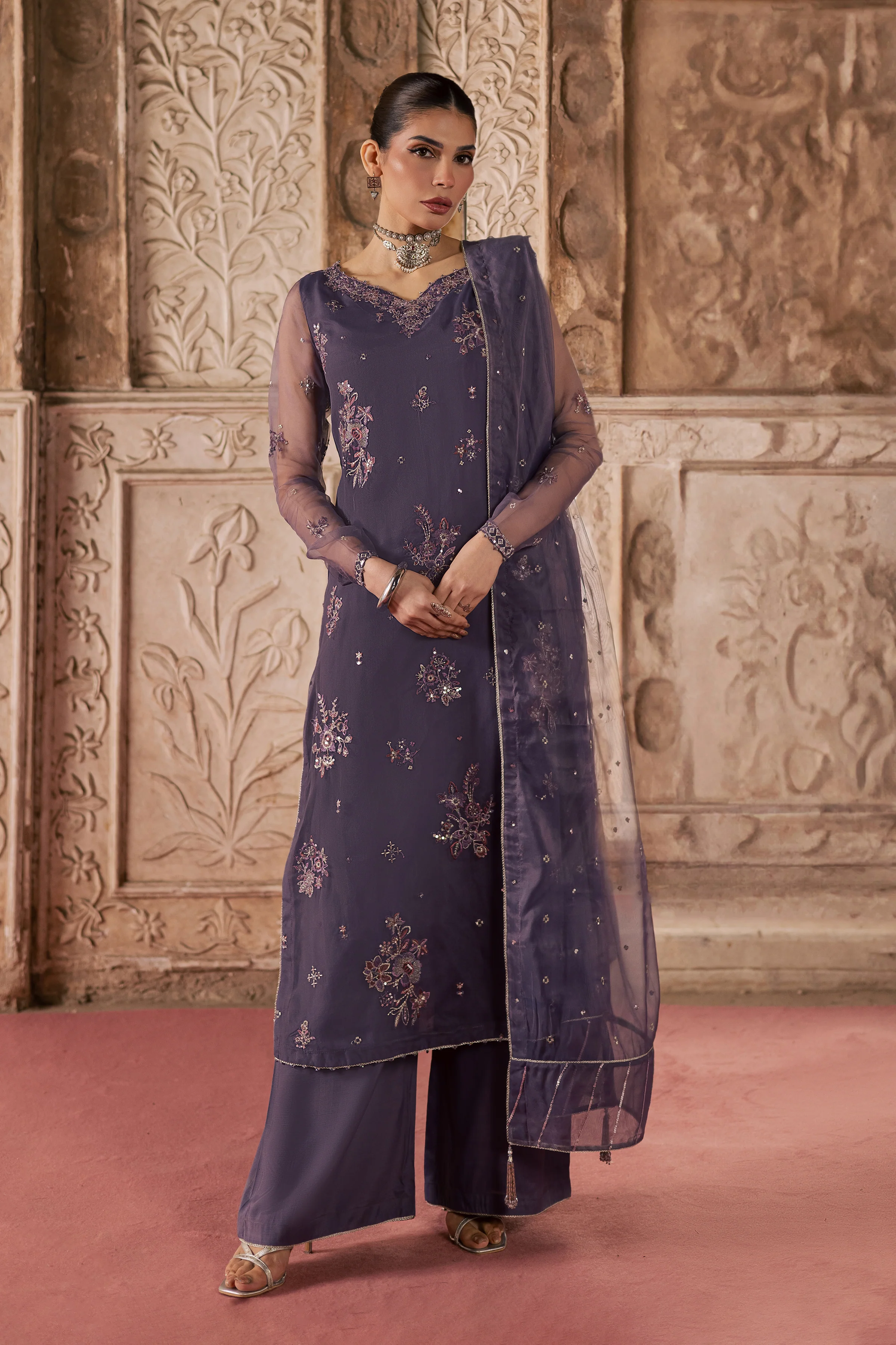 Meesha 3Pc - Festive Luxe Pret - Image 6