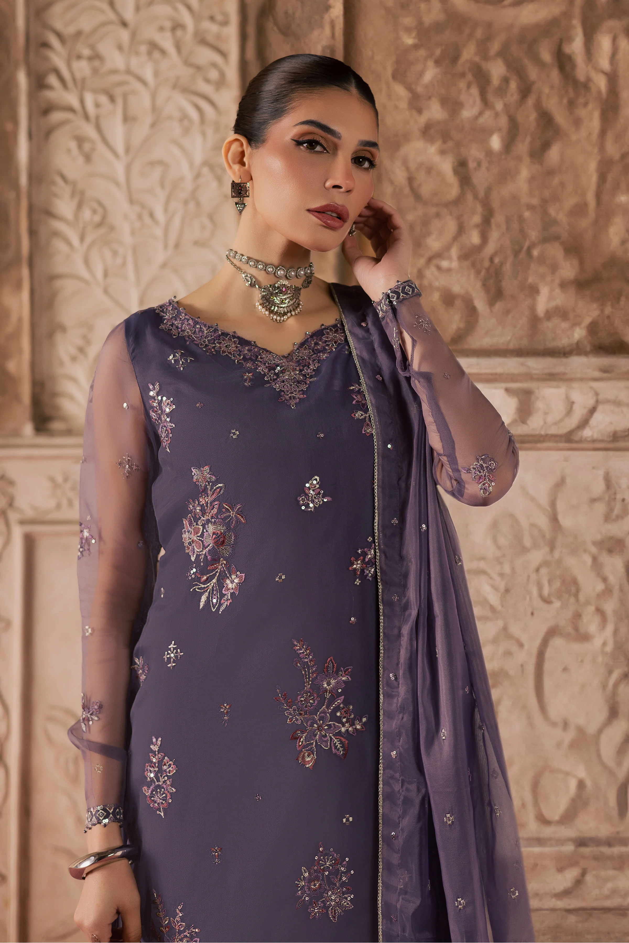 Meesha 3Pc - Festive Luxe Pret - Image 8