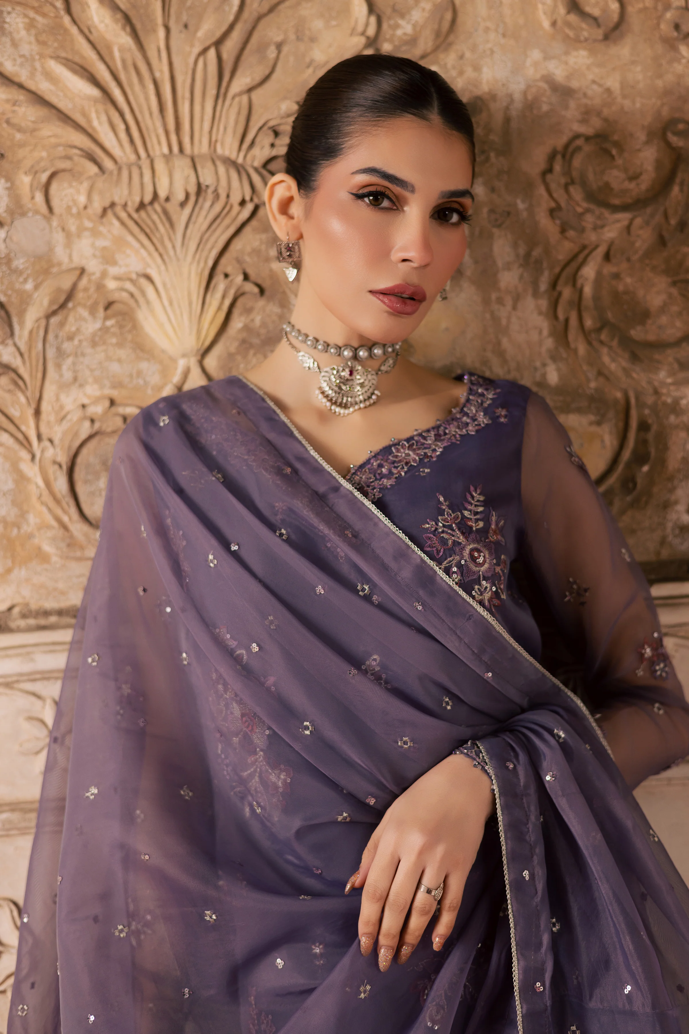 Meesha 3Pc - Festive Luxe Pret - Image 9