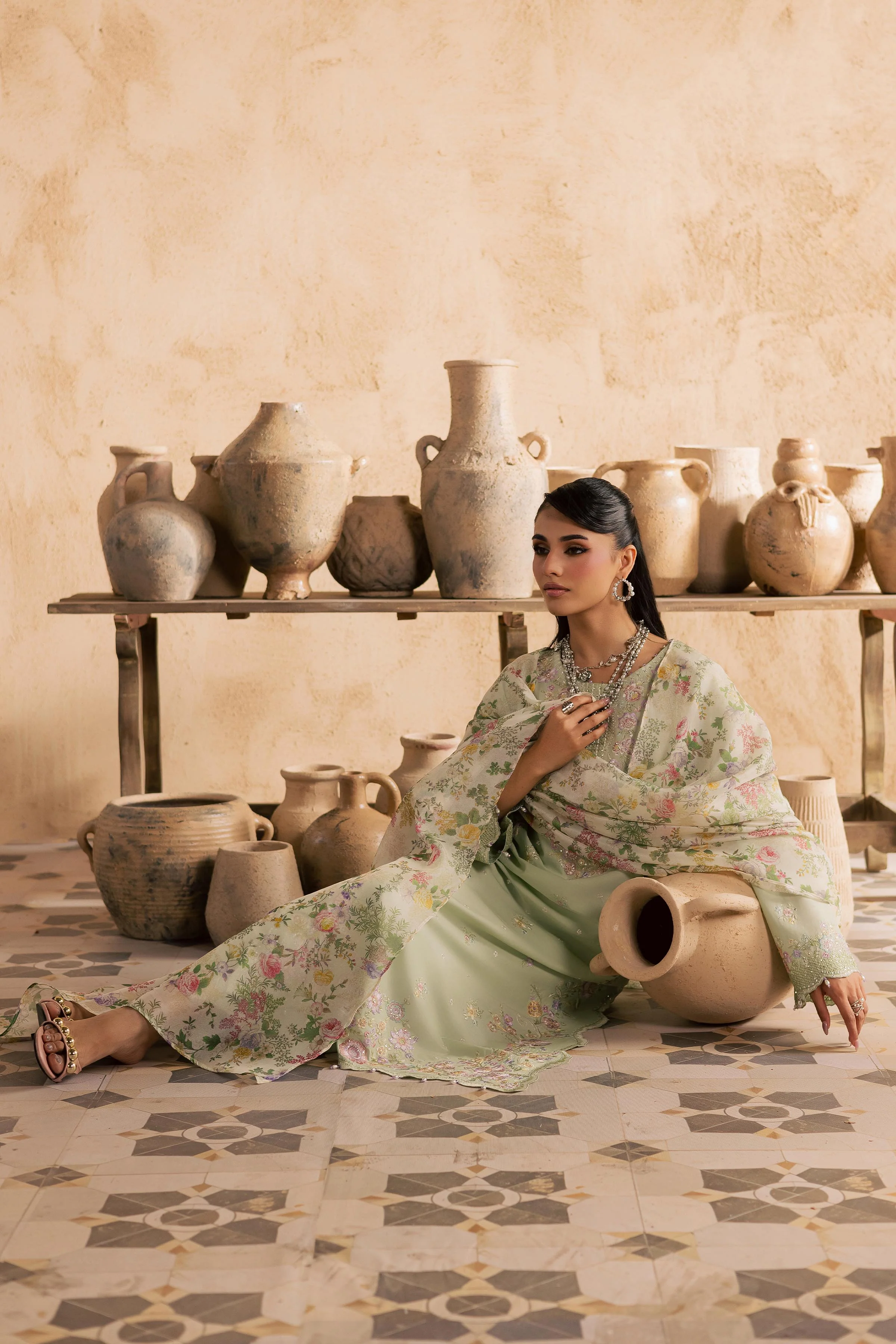 Morika 3Pc - Embroidered Festive Pret - Image 3