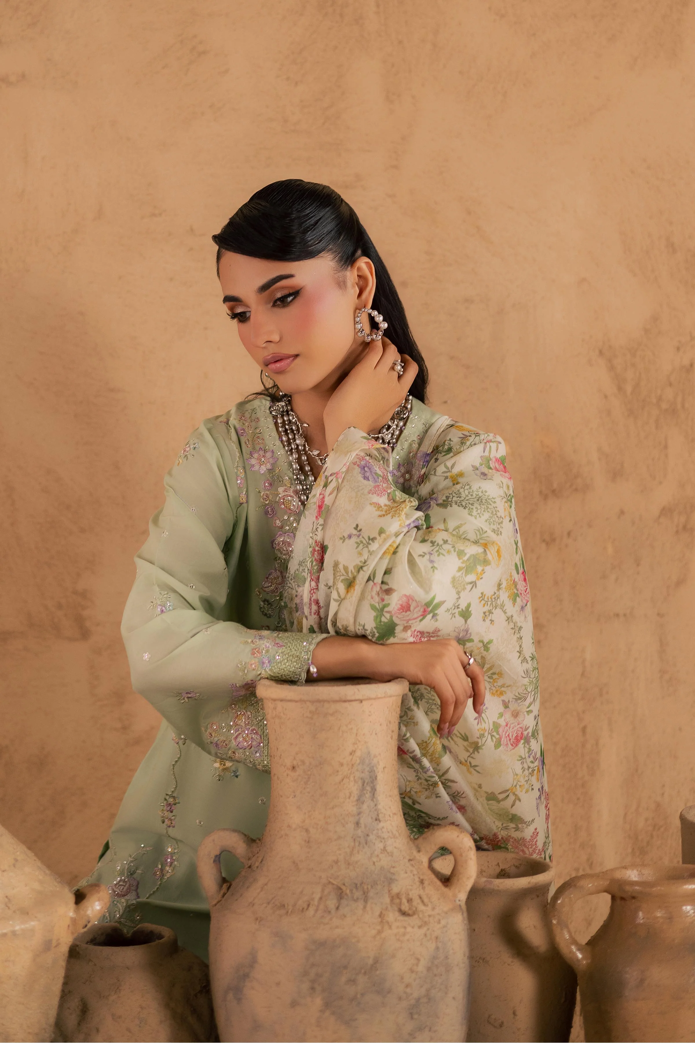 Morika 3Pc - Embroidered Festive Pret - Image 6