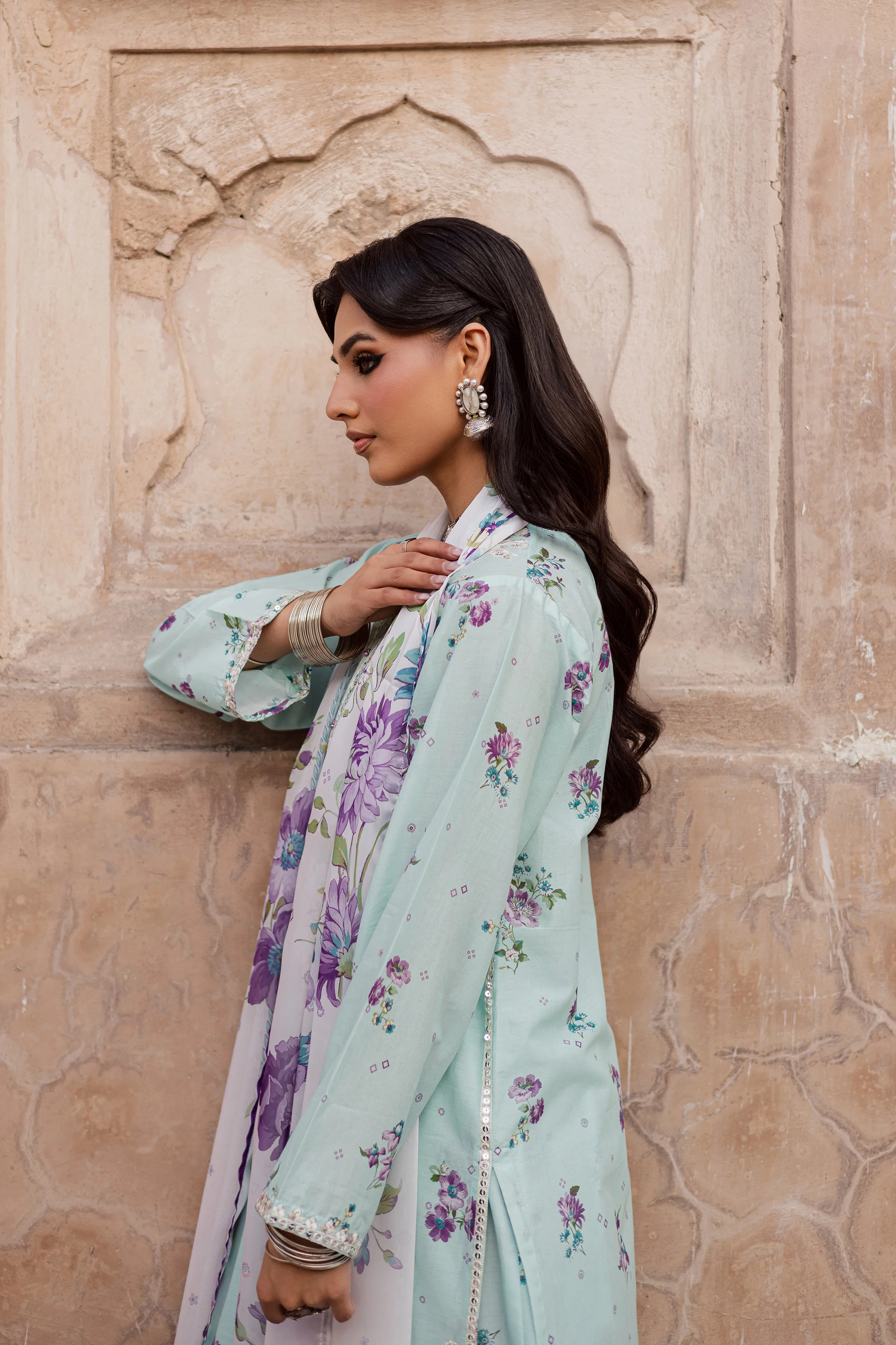 Morticia 3Pc - Festive Eid Prints - Image 3