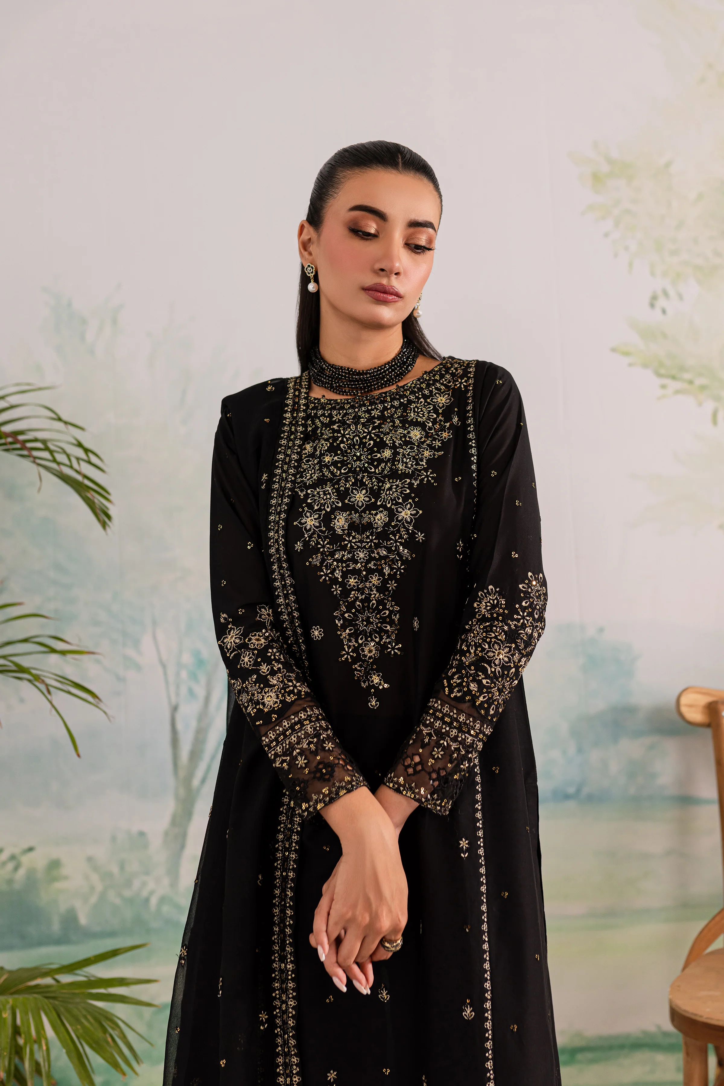 Navya 3Pc - Embroidered Lawn Dress - Image 4