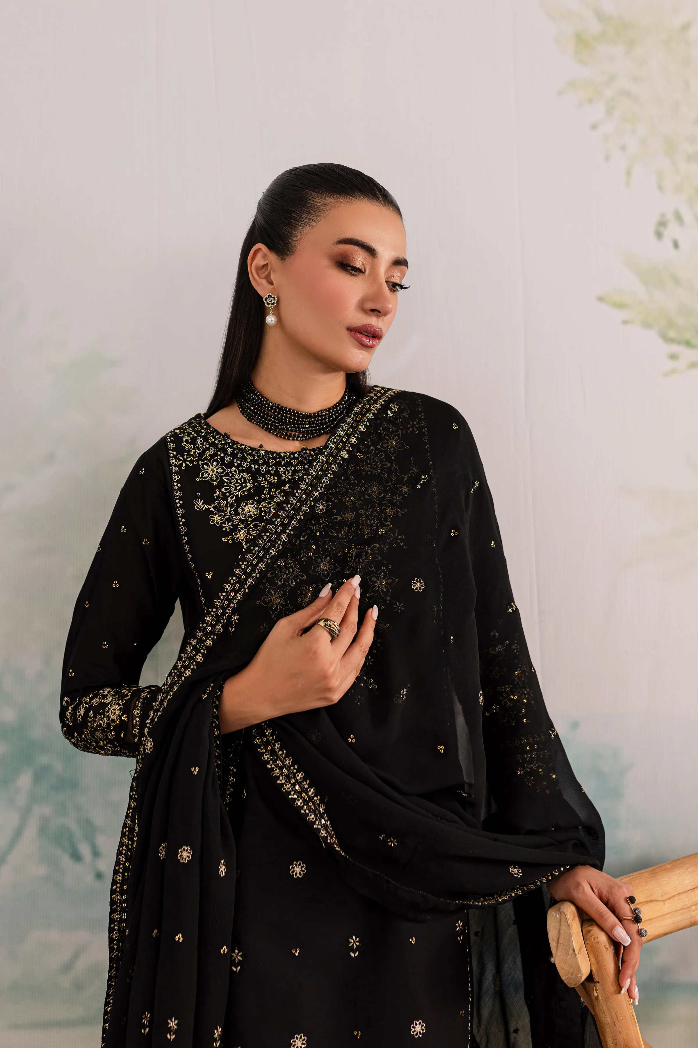 Navya 3Pc - Embroidered Lawn Dress - Image 5