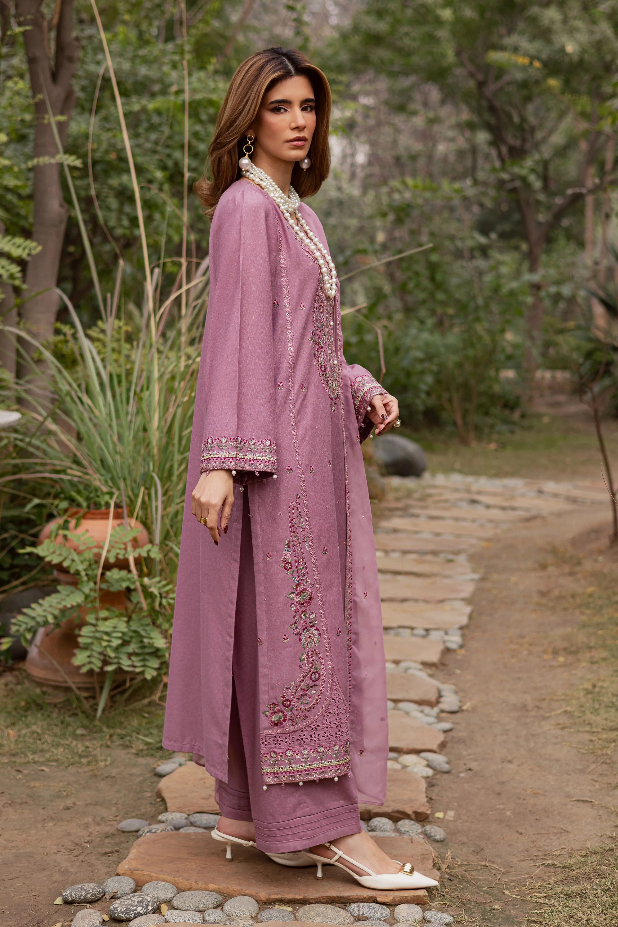 November 3Pc - Embroidered Festive Pret - Image 4