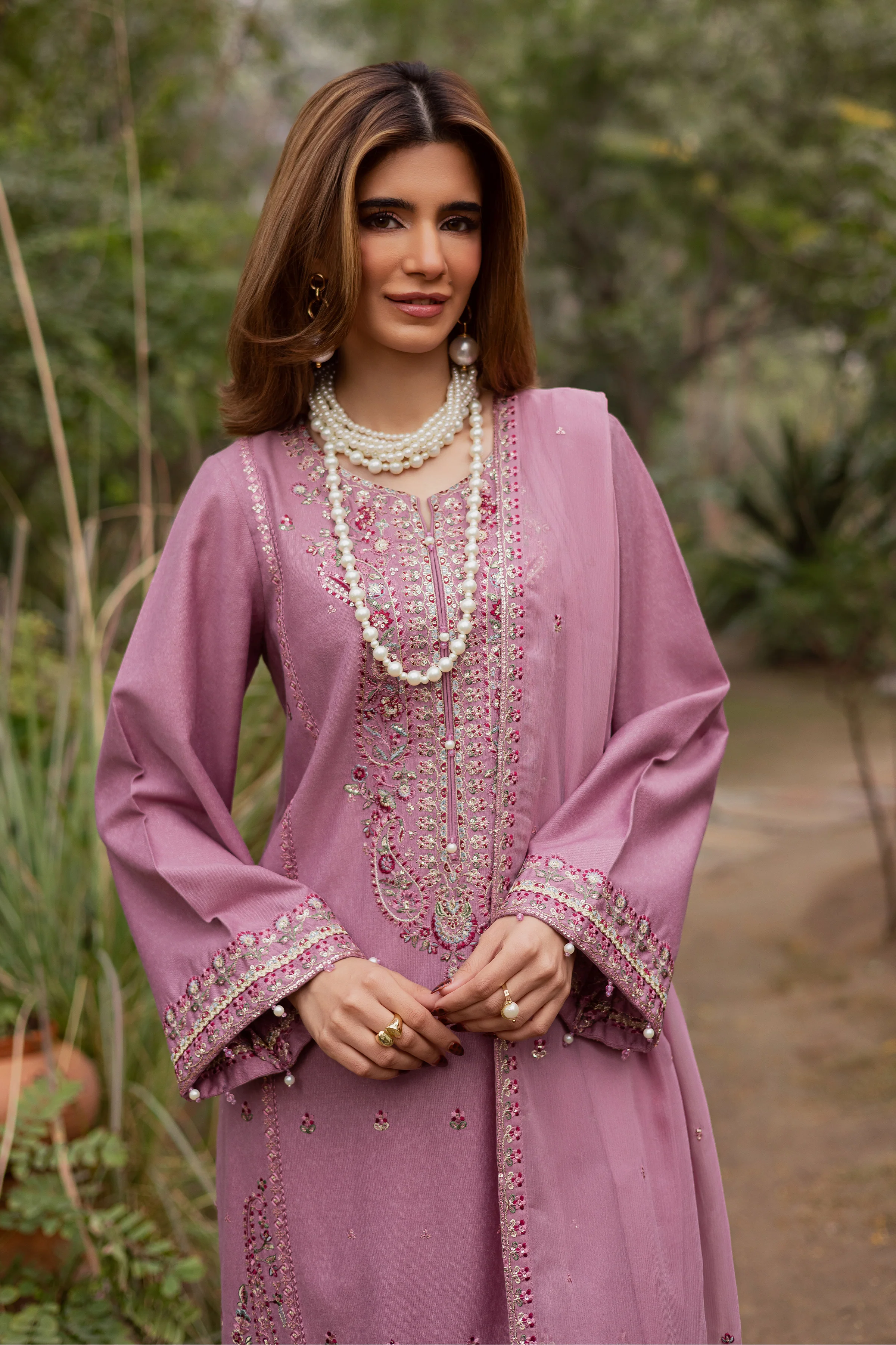 November 3Pc - Embroidered Festive Pret - Image 5