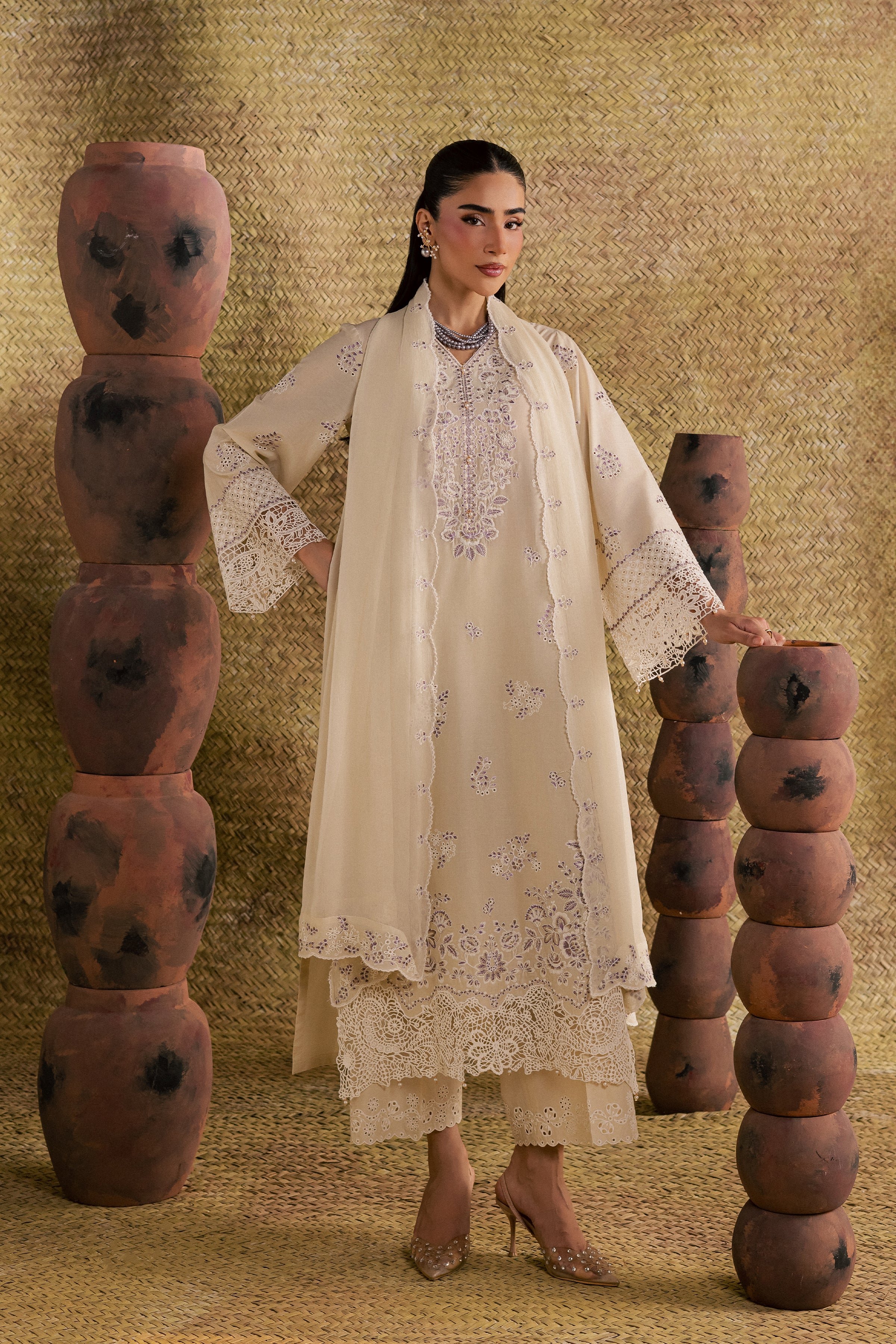 Pearly Lilac 3Pc - Festive Eid Pret - Image 3