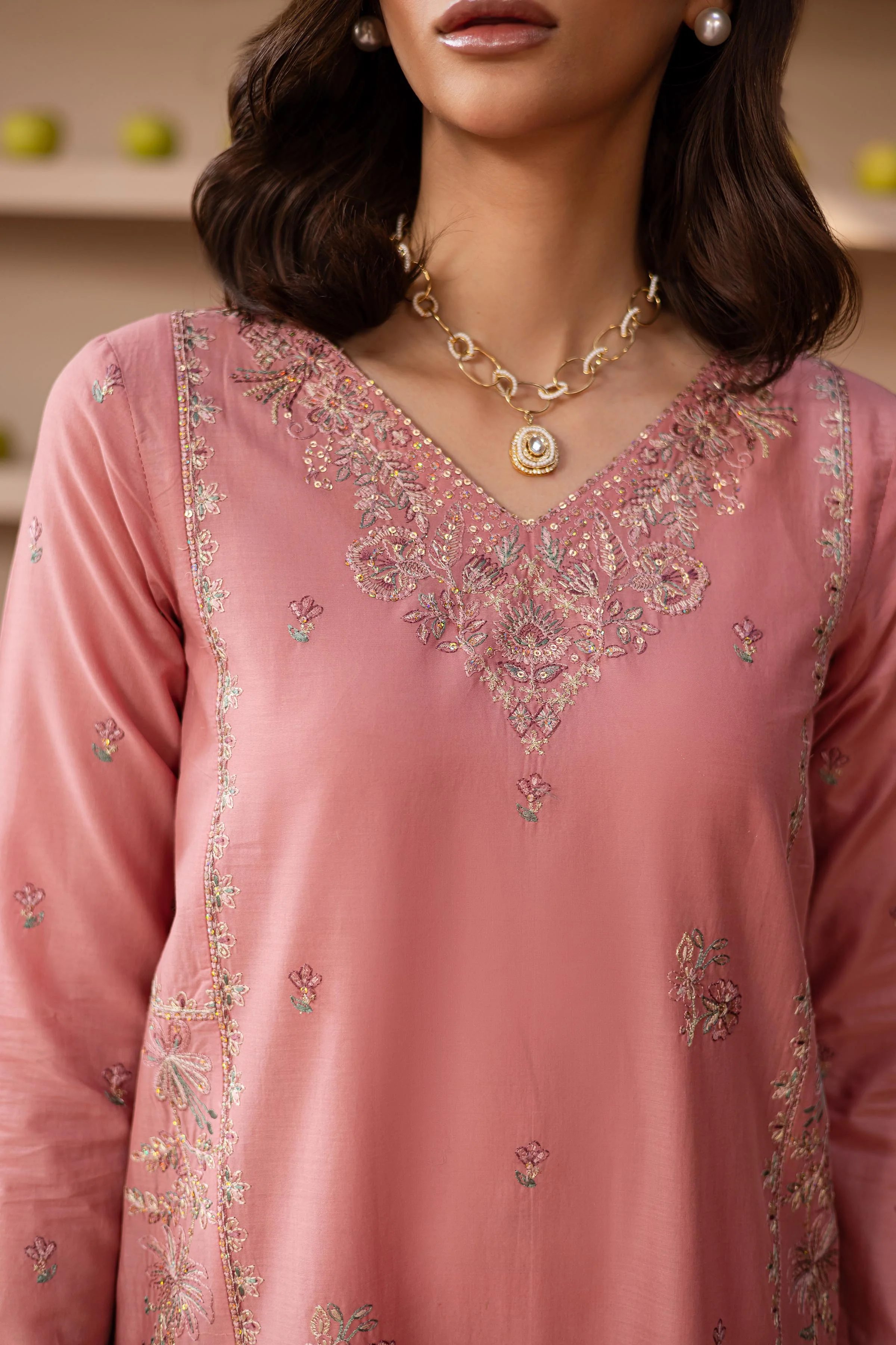 Pink Lilly 2Pc - Printed Lawn Dress - Image 8