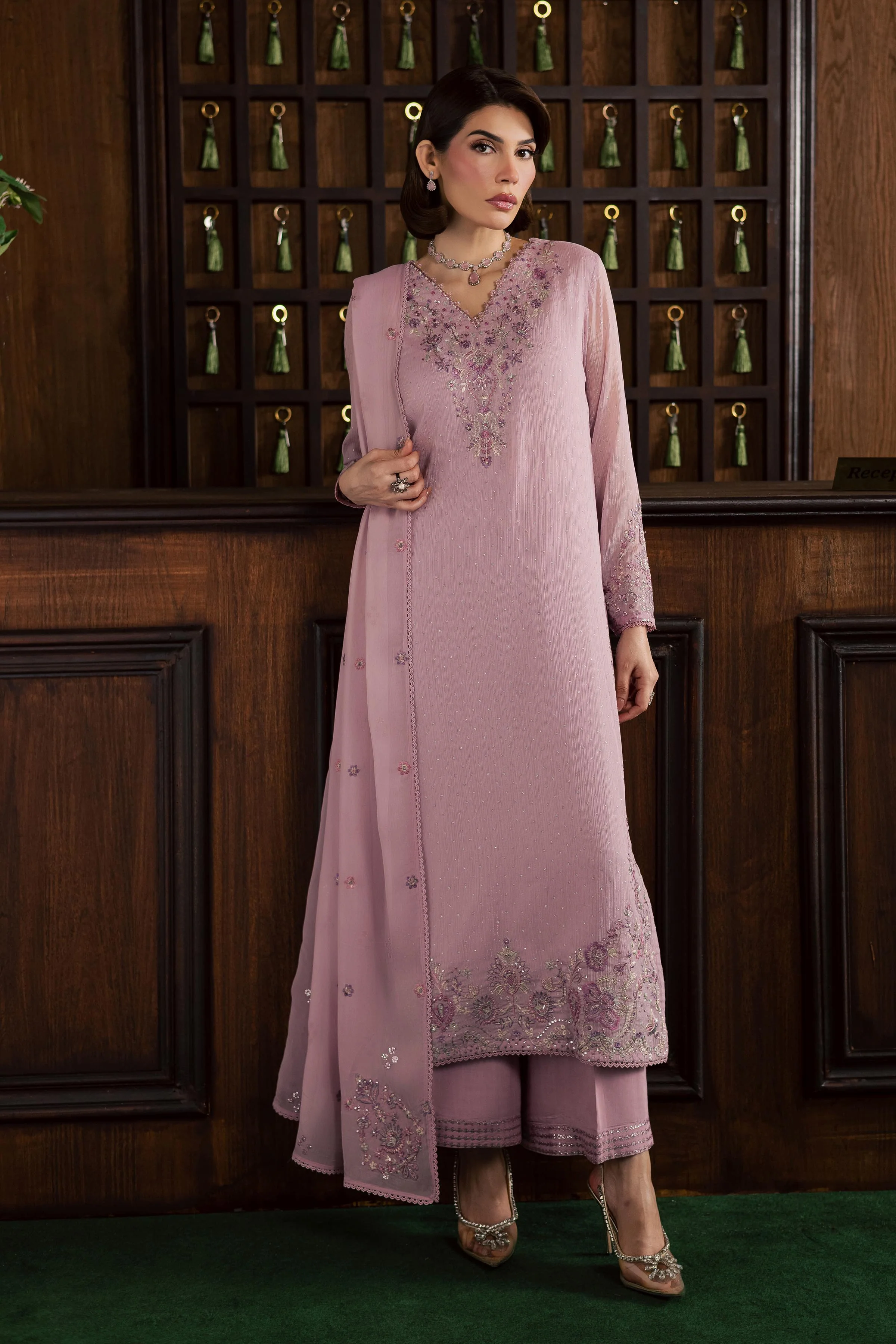 Pink Zimal 3Pc - Festive Luxury Formal - Image 10