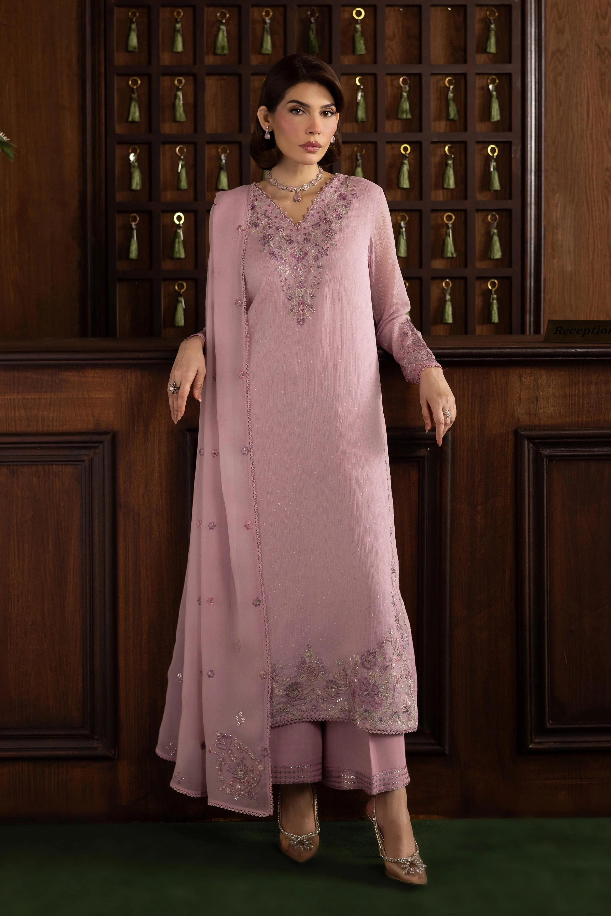 Pink Zimal 3Pc - Festive Luxury Formal - Image 11