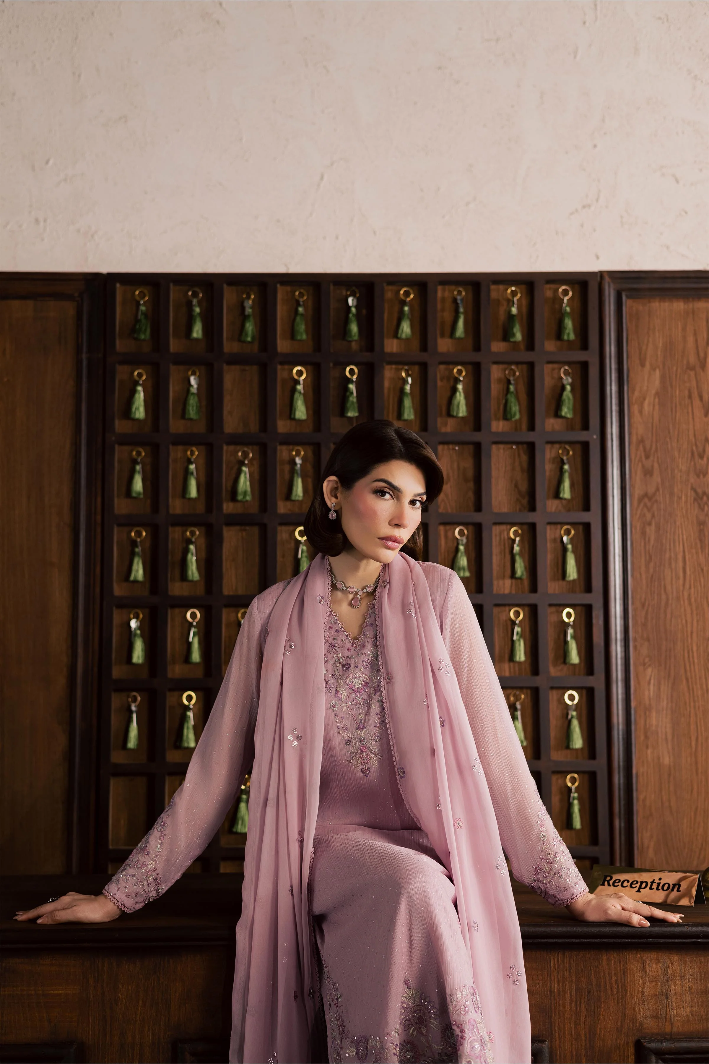Pink Zimal 3Pc - Festive Luxury Formal - Image 3