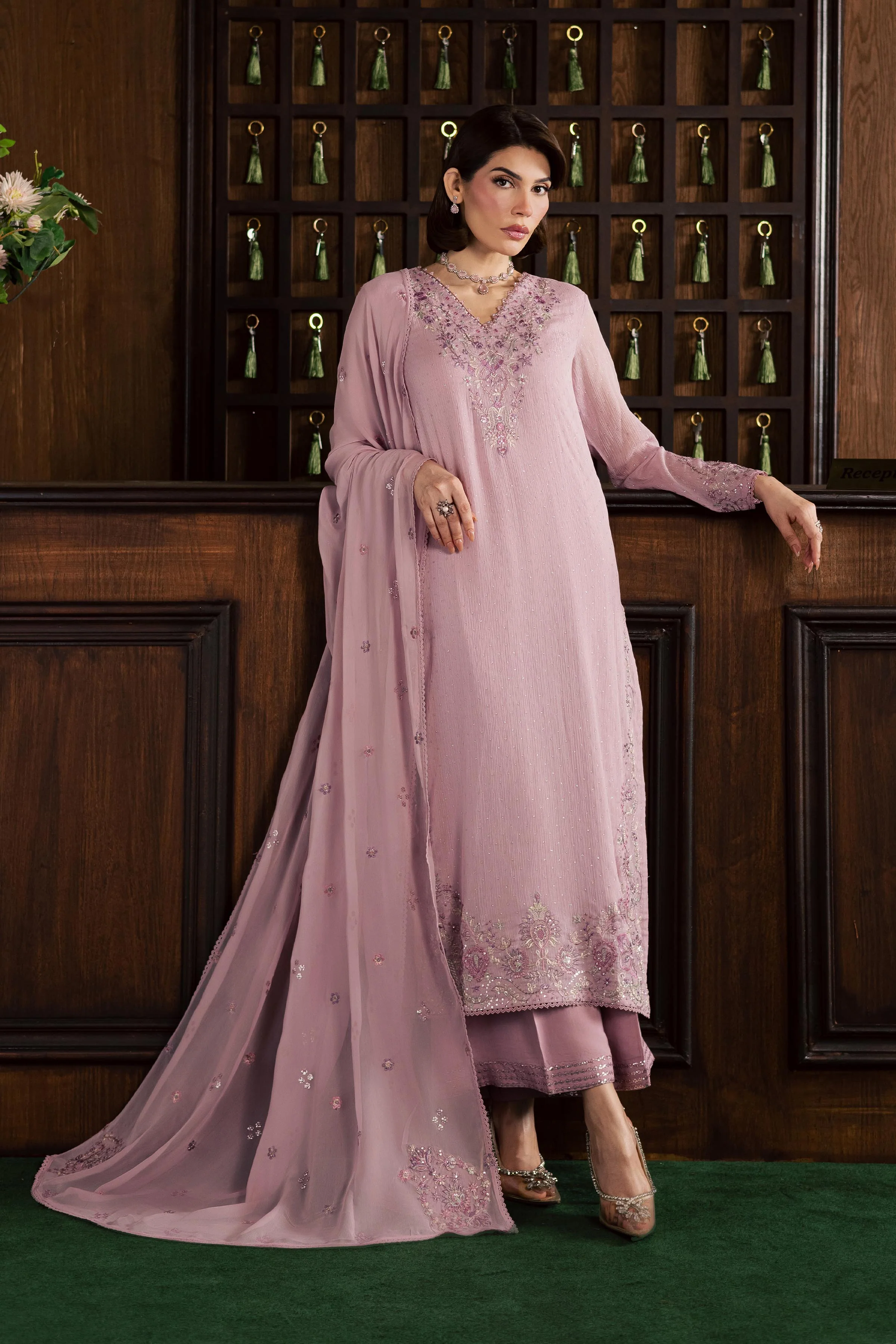 Pink Zimal 3Pc - Festive Luxury Formal - Image 5