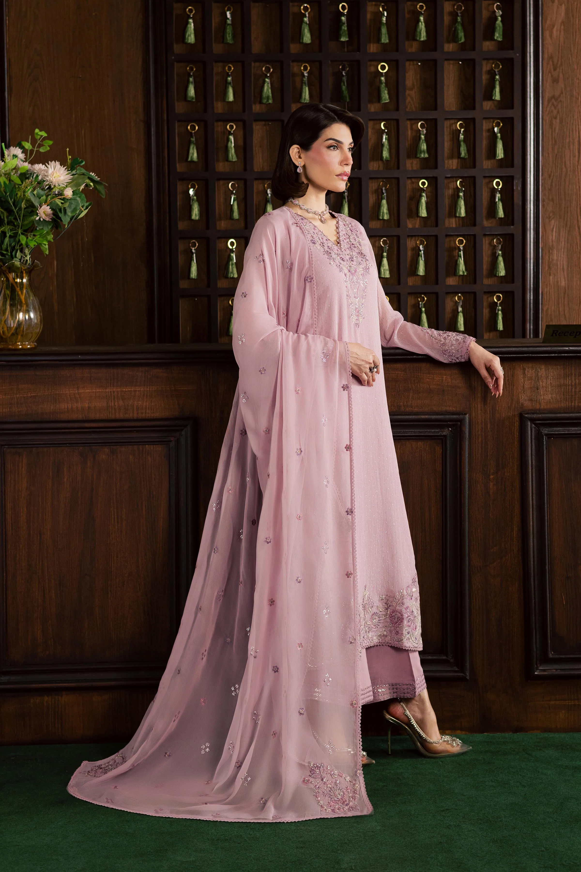 Pink Zimal 3Pc - Festive Luxury Formal - Image 6