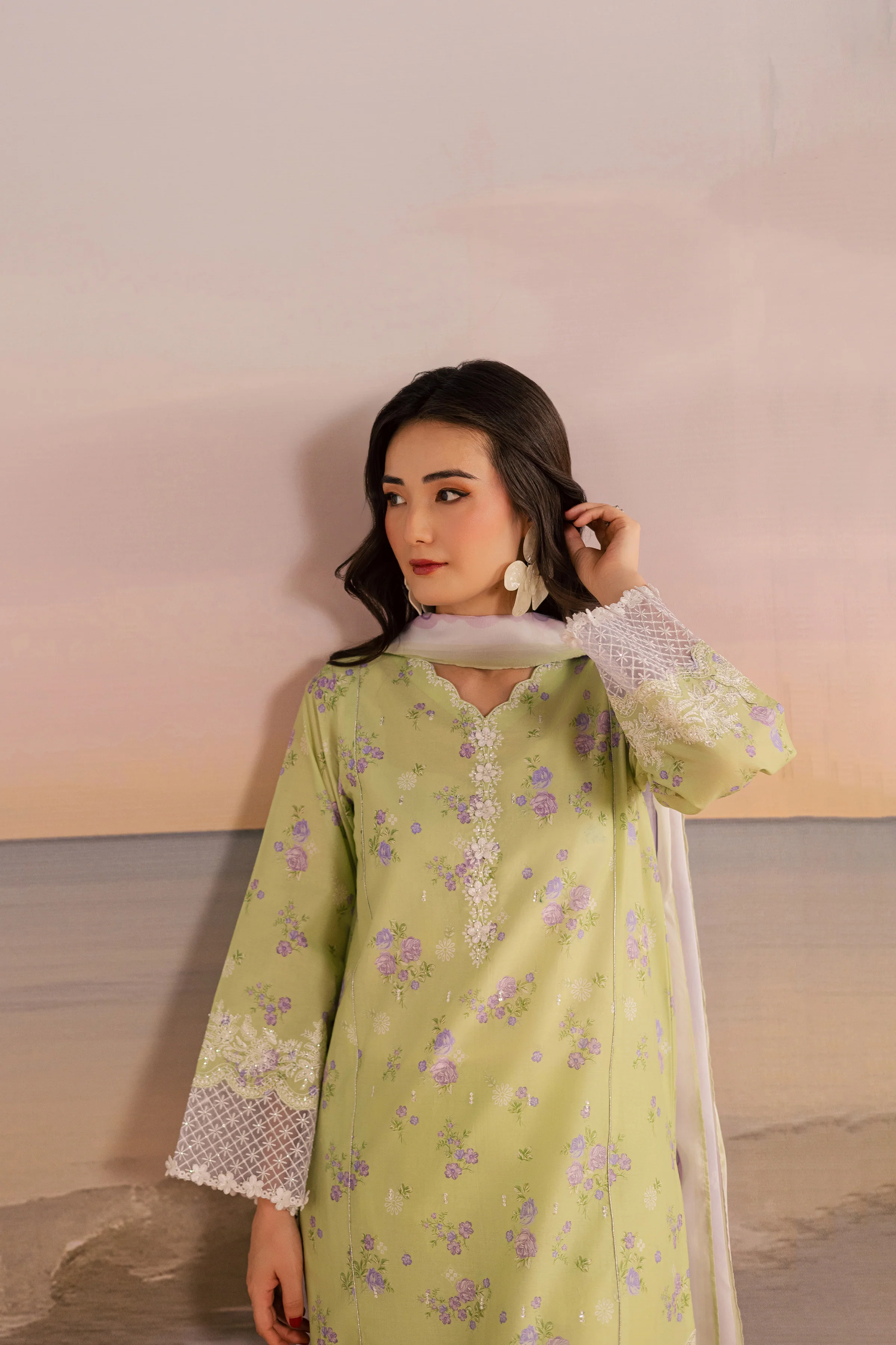 Rasp 3Pc - Printed Lawn Dress - Image 6