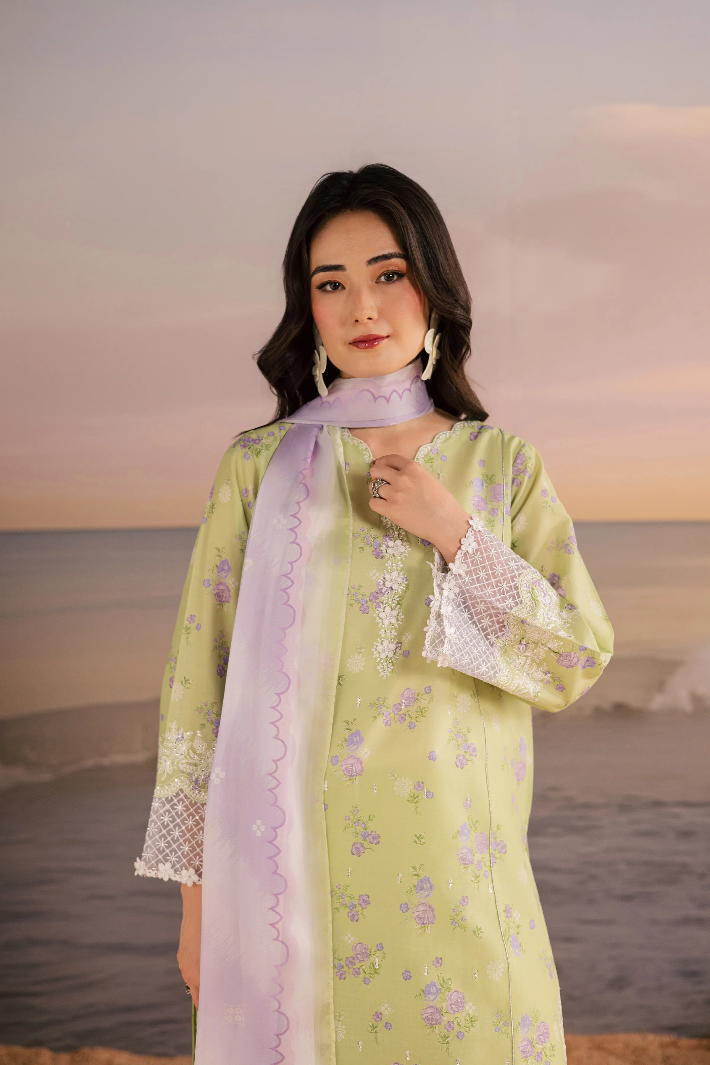 Rasp 3Pc - Printed Lawn Dress - Image 8