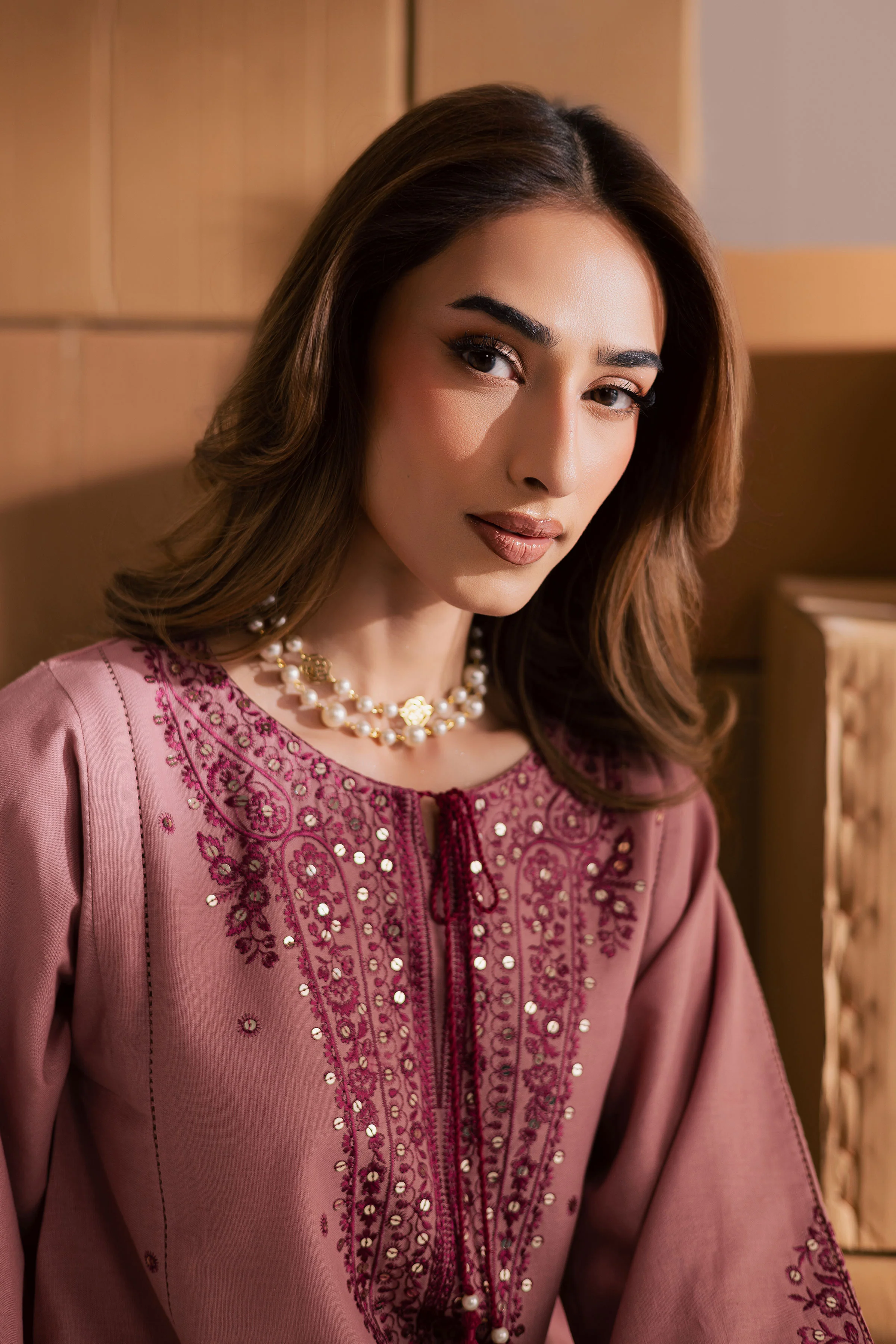 Roop 2Pc - Embroidered Khaddar Dress - Image 6