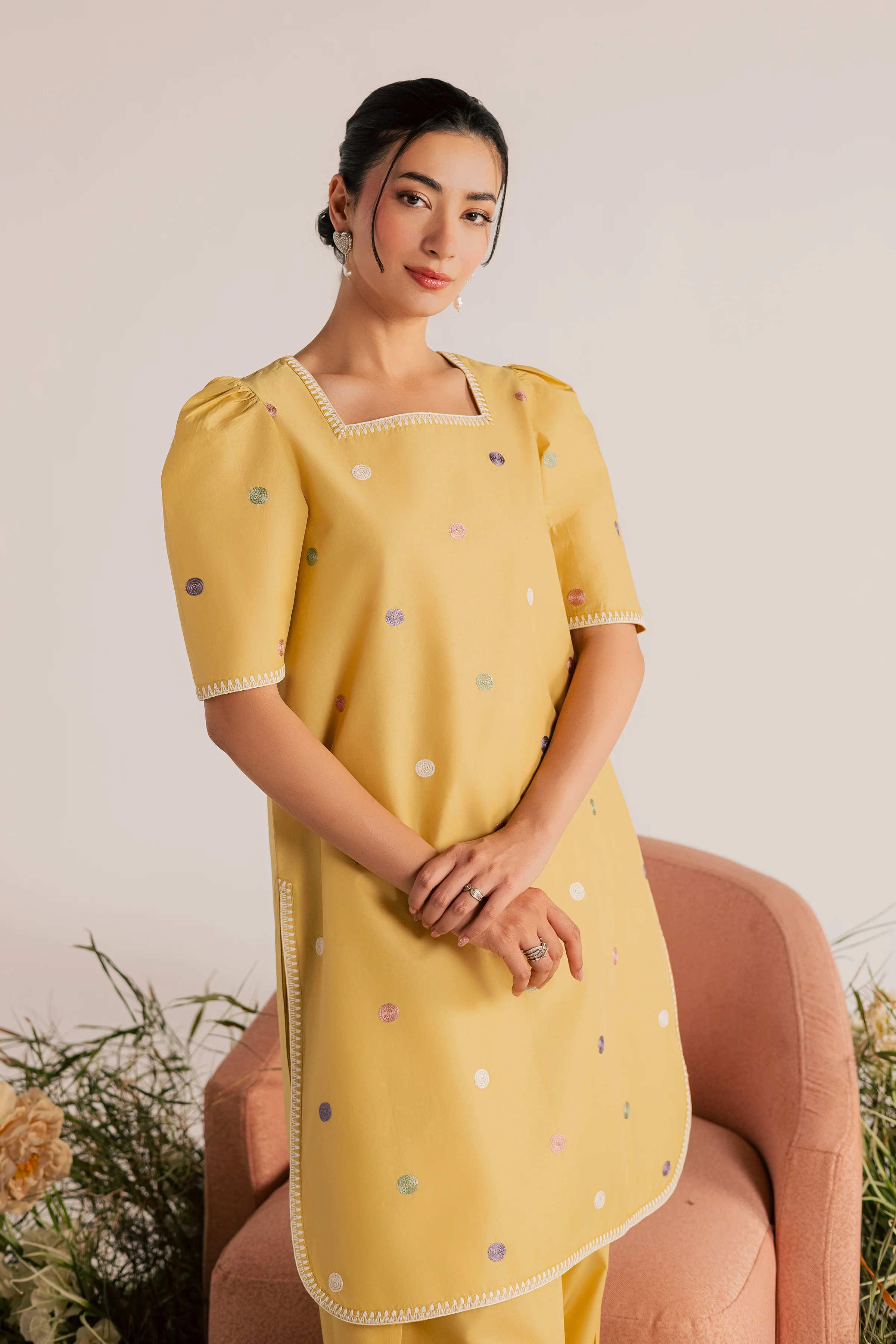 Sabz 2Pc - Embroidered Lawn Dress - Image 6