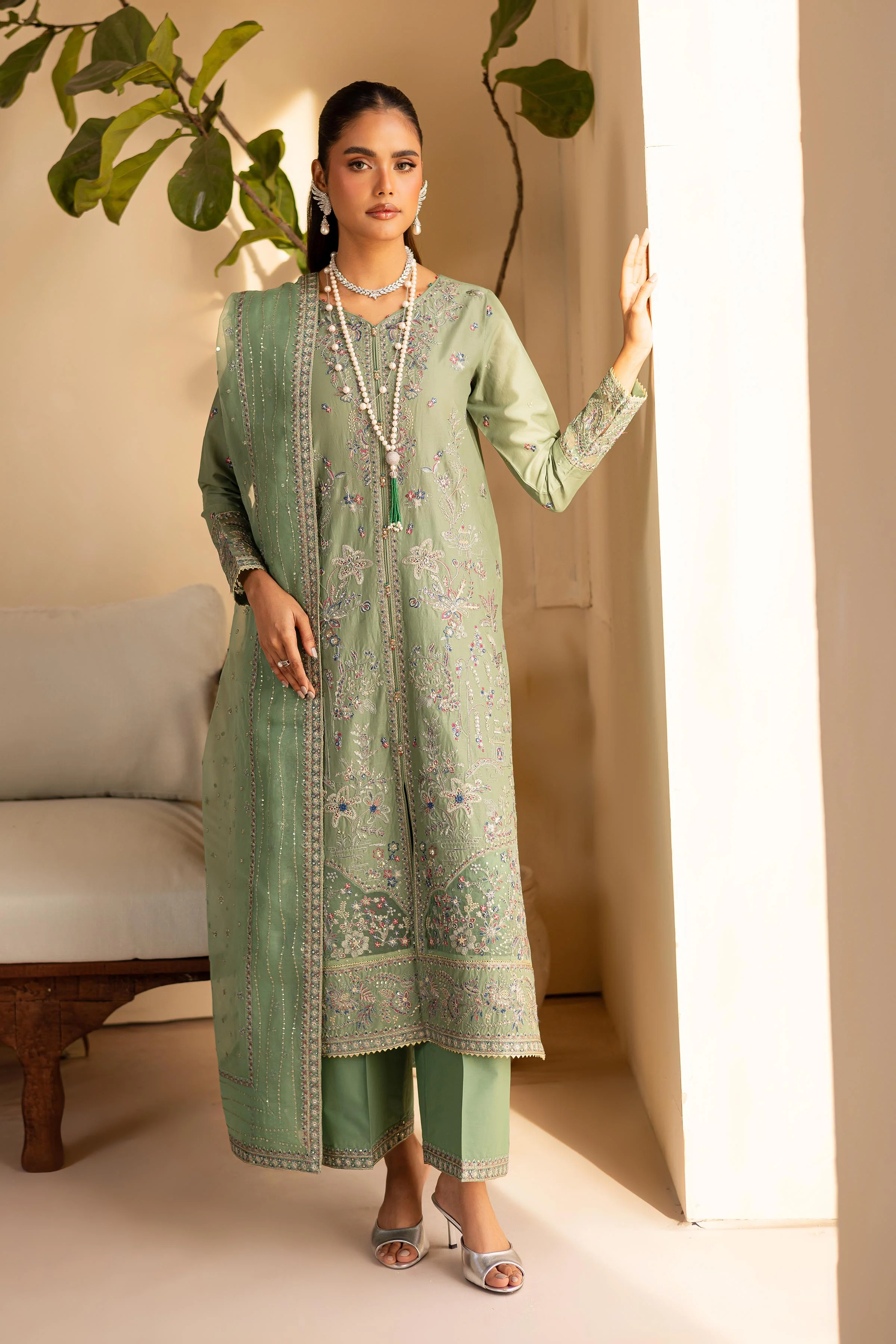 Seyan 3Pc - Embroidered Luxe PIMA - Image 4