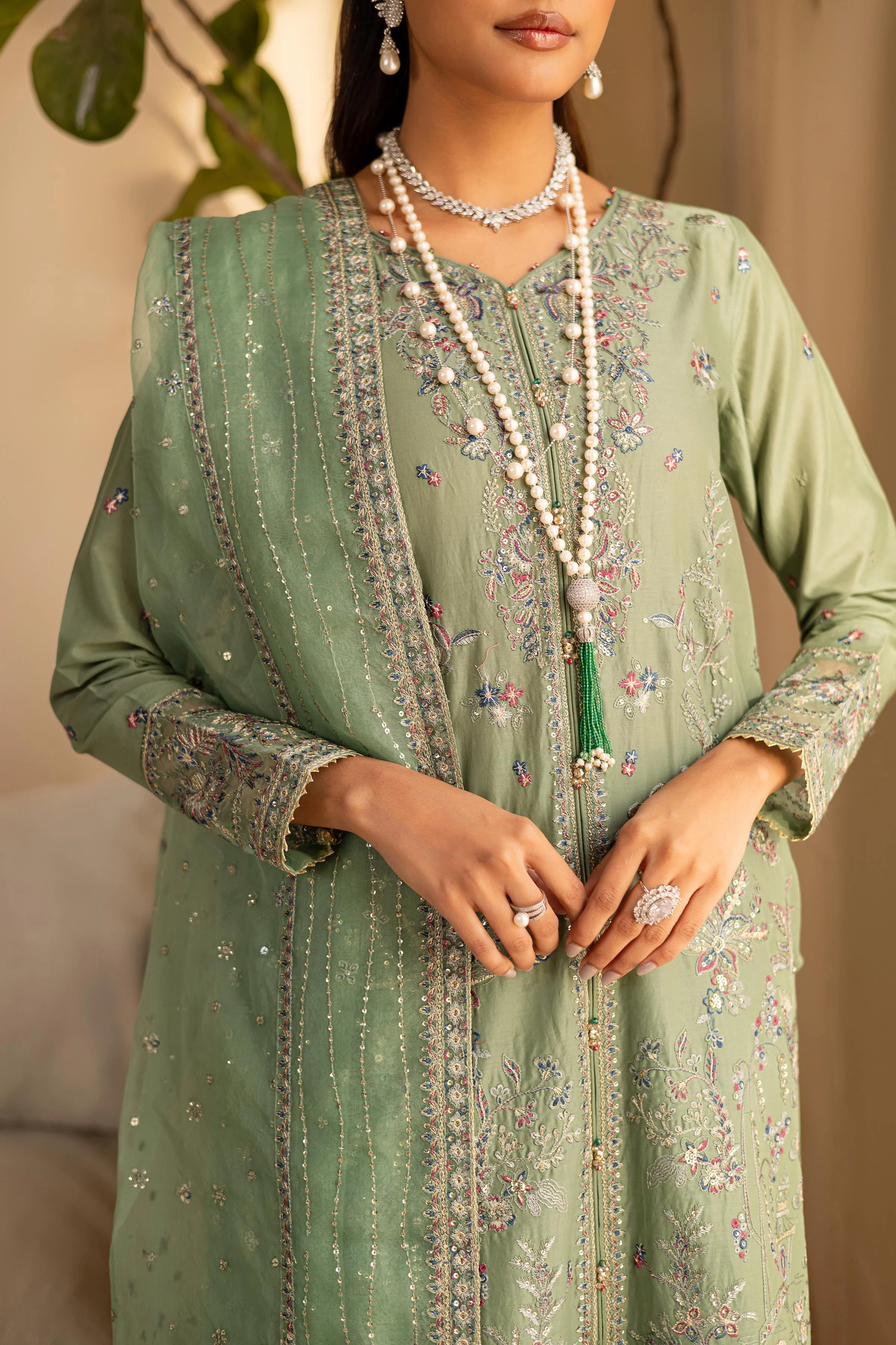 Seyan 3Pc - Embroidered Luxe PIMA - Image 7