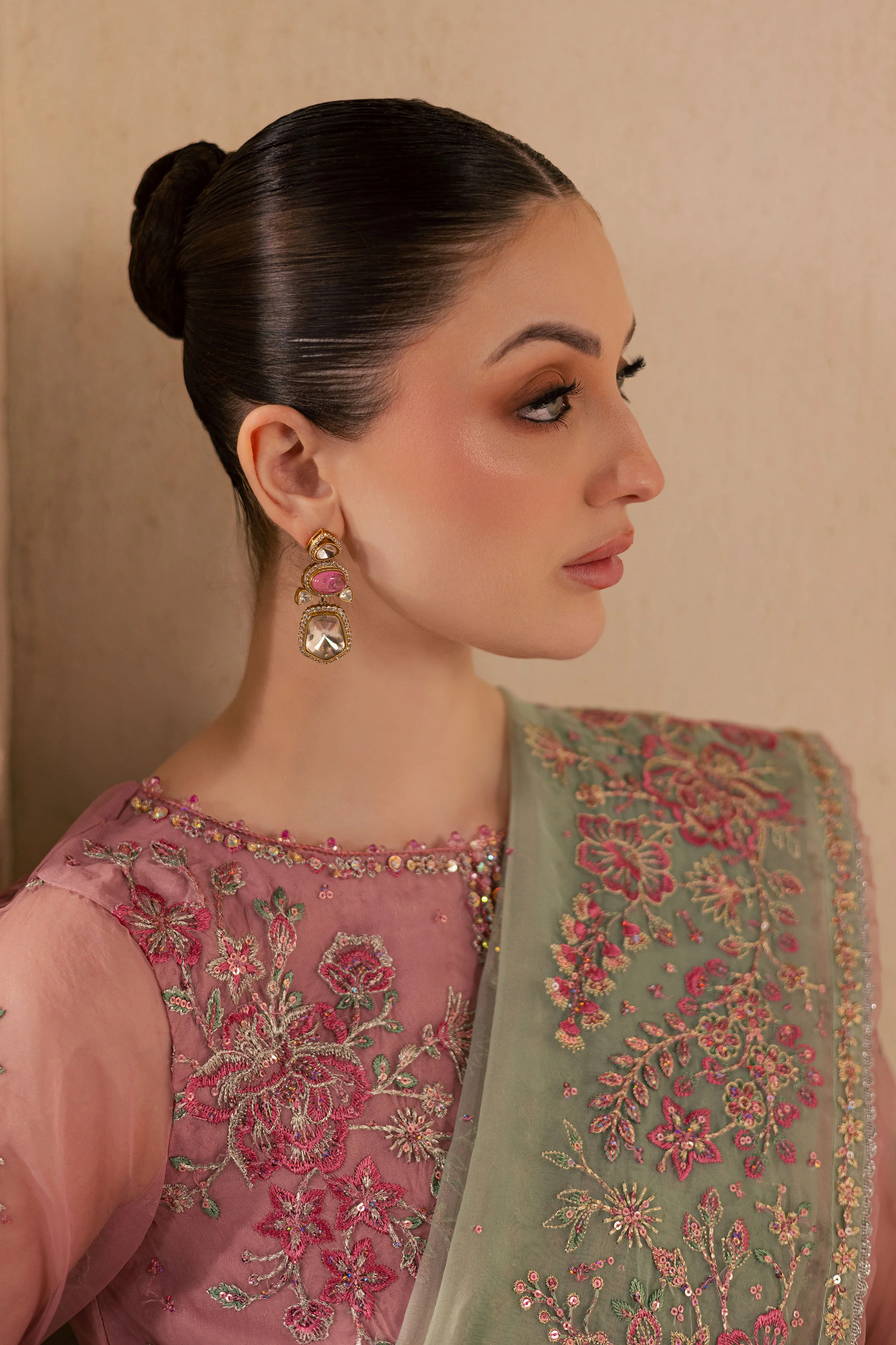 Shirin 3Pc - Embroidered Luxe Pret - Image 5