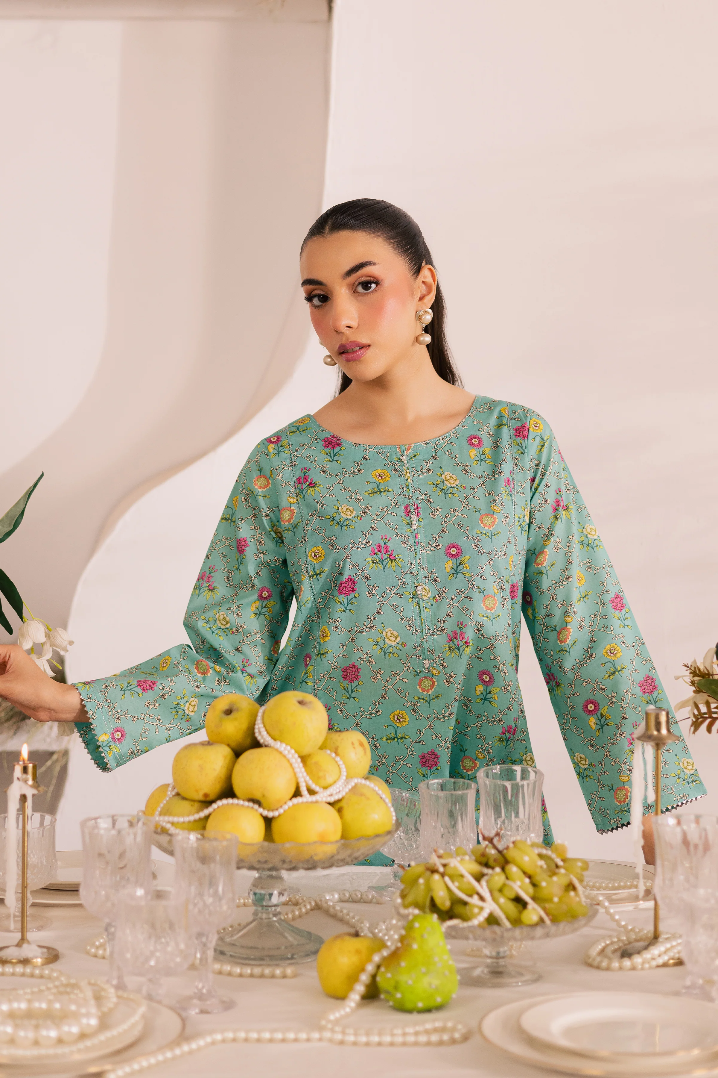 Ornate 2Pc - Printed Lawn Dress - Image 5