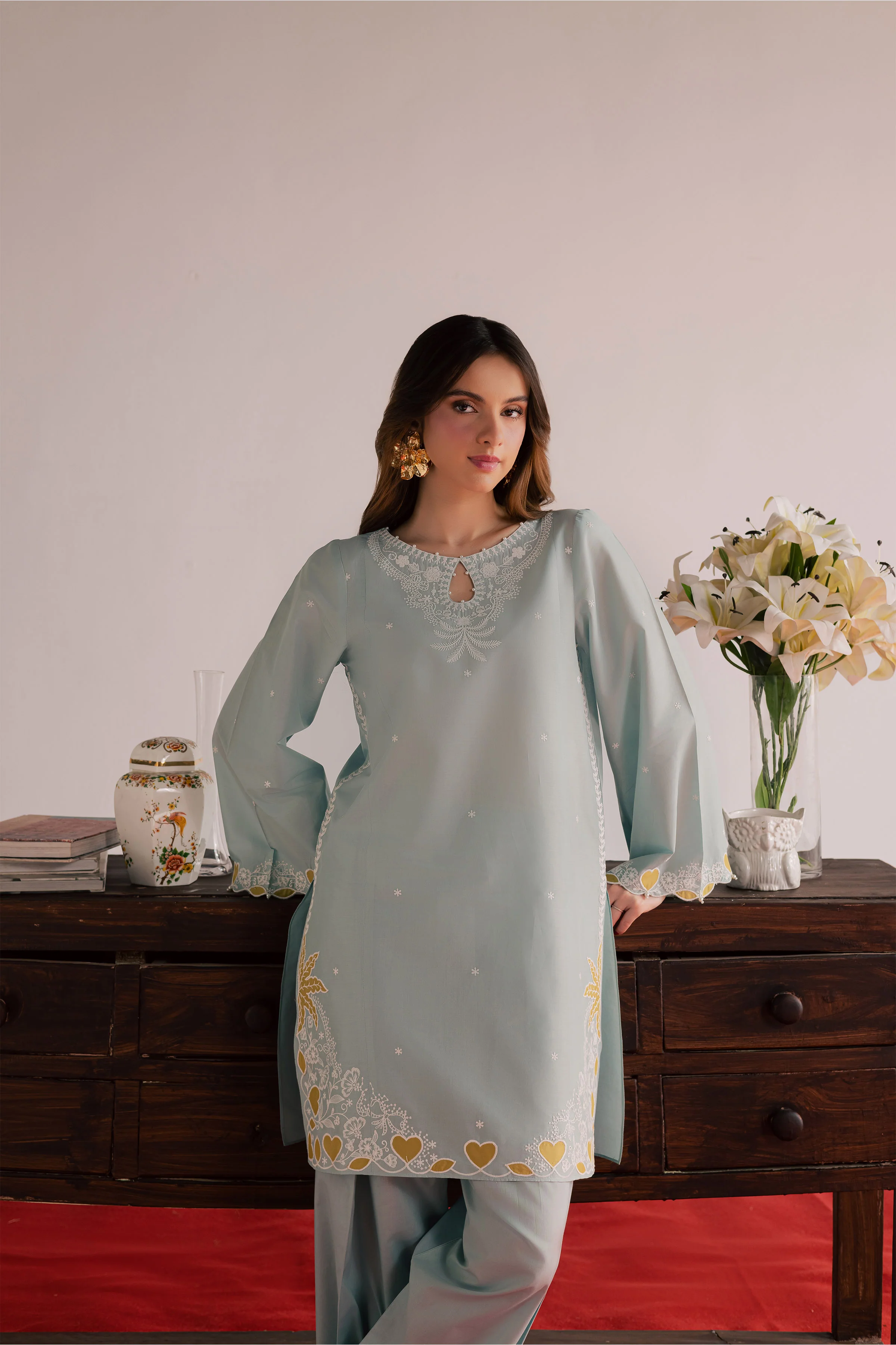 Shooting Star 2Pc - Embroidered Lawn Dress - Image 8