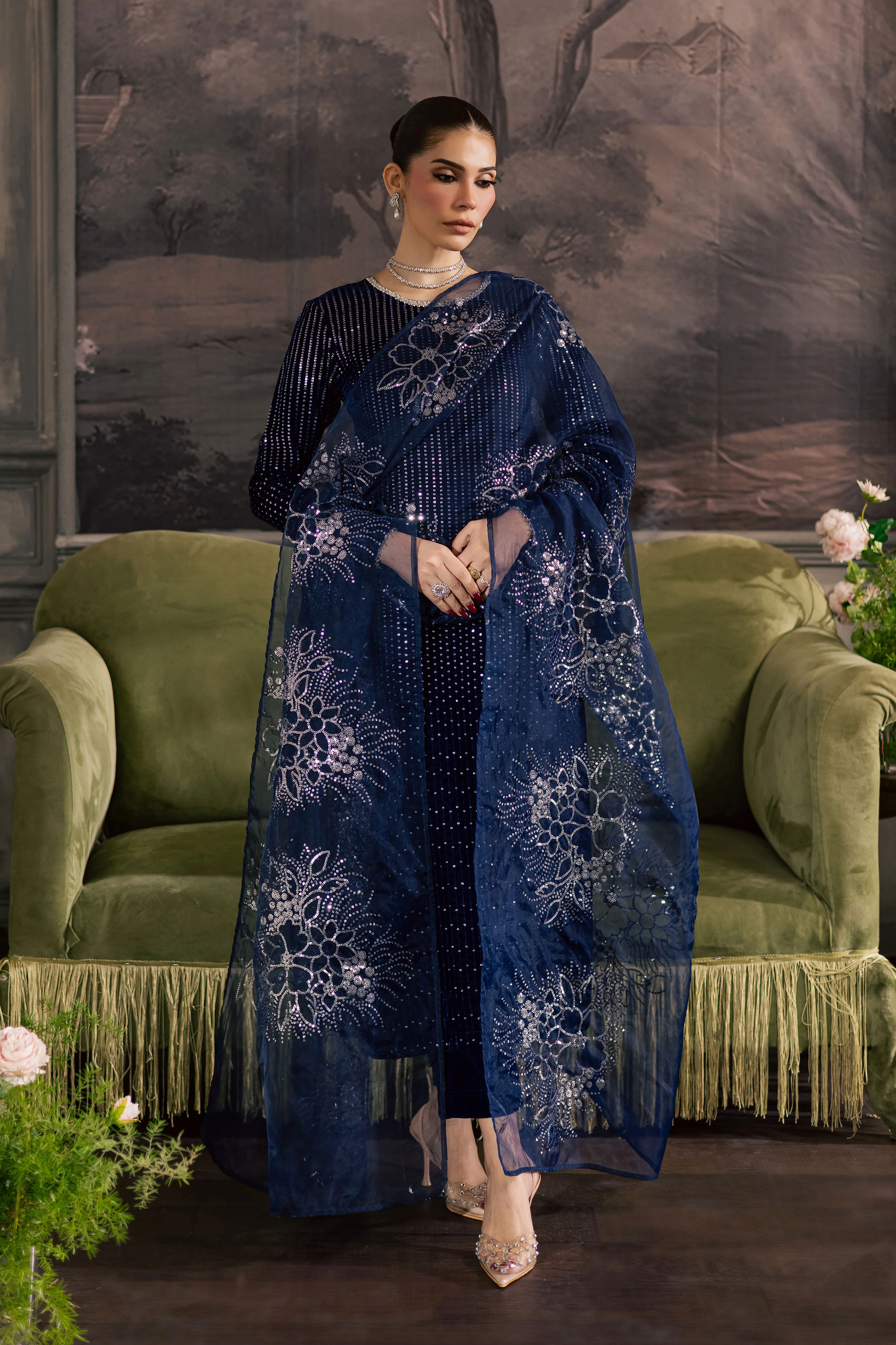 Skynote 3Pc - Velvet Luxe Pret - Image 5