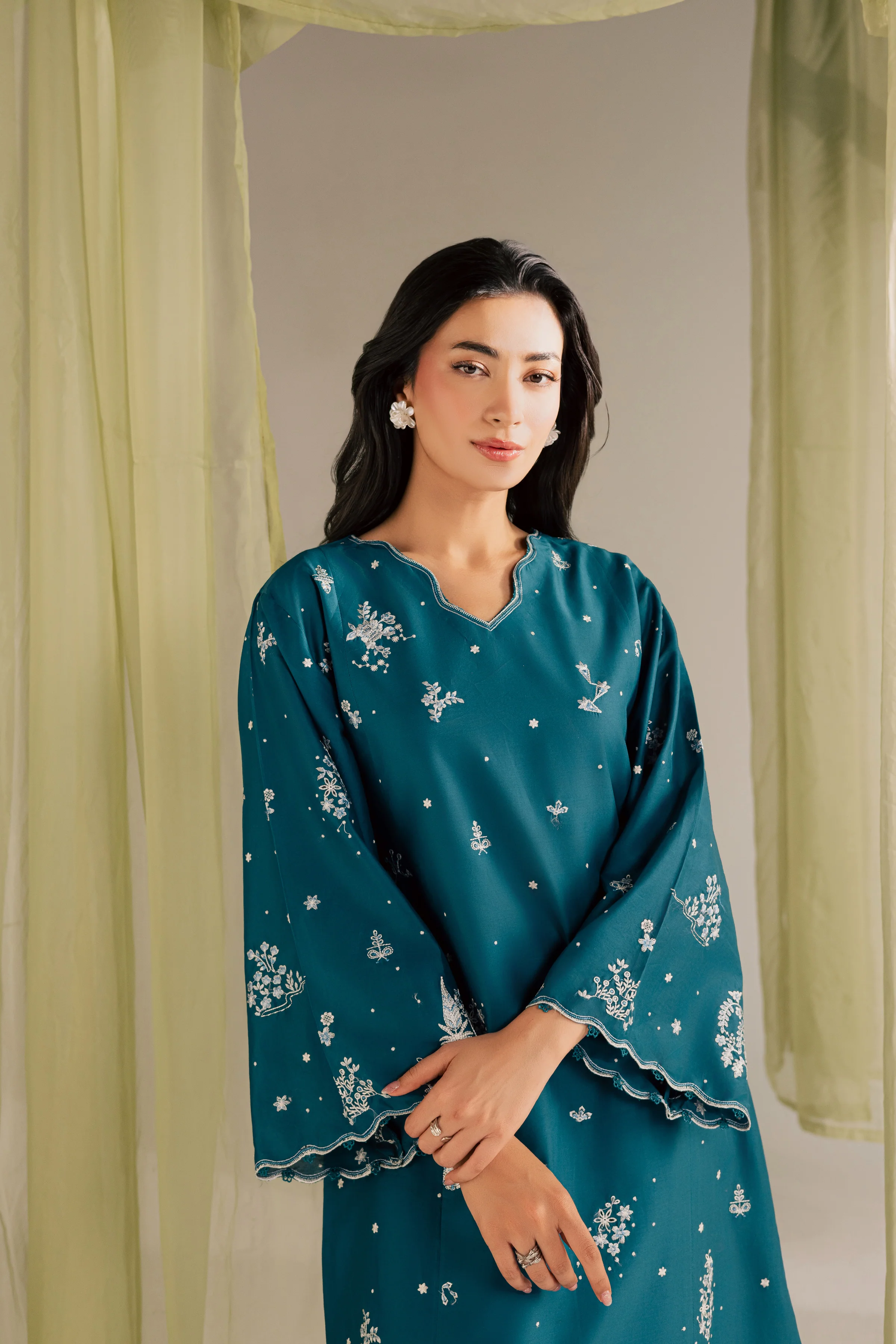 Sugar Sky 2Pc - Embroidered Lawn Dress - Image 6
