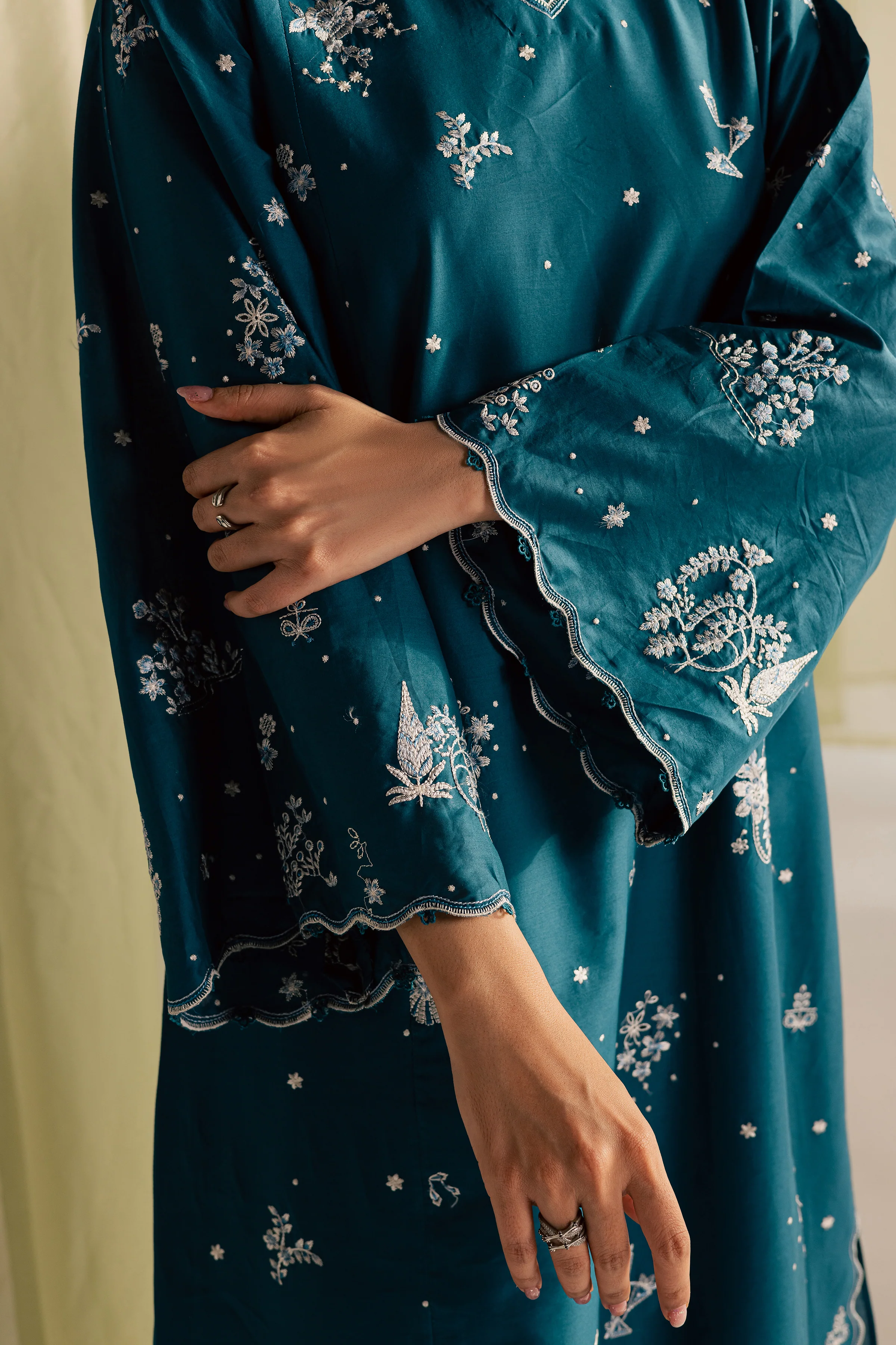 Sugar Sky 2Pc - Embroidered Lawn Dress - Image 9