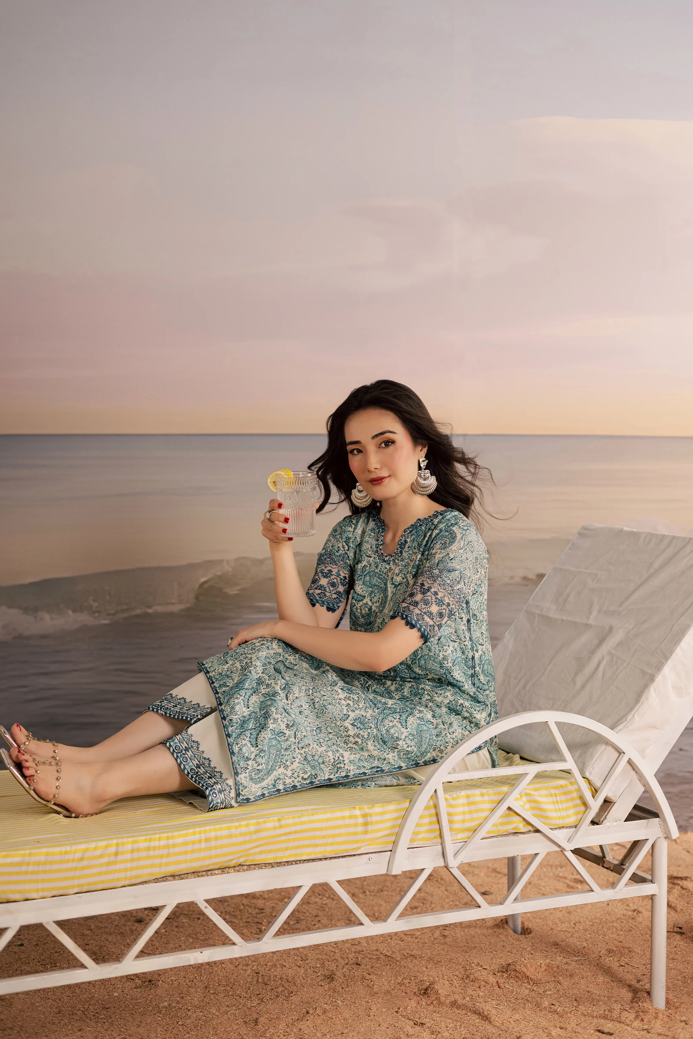 Tani 2Pc - Printed Lawn Dress - Image 3