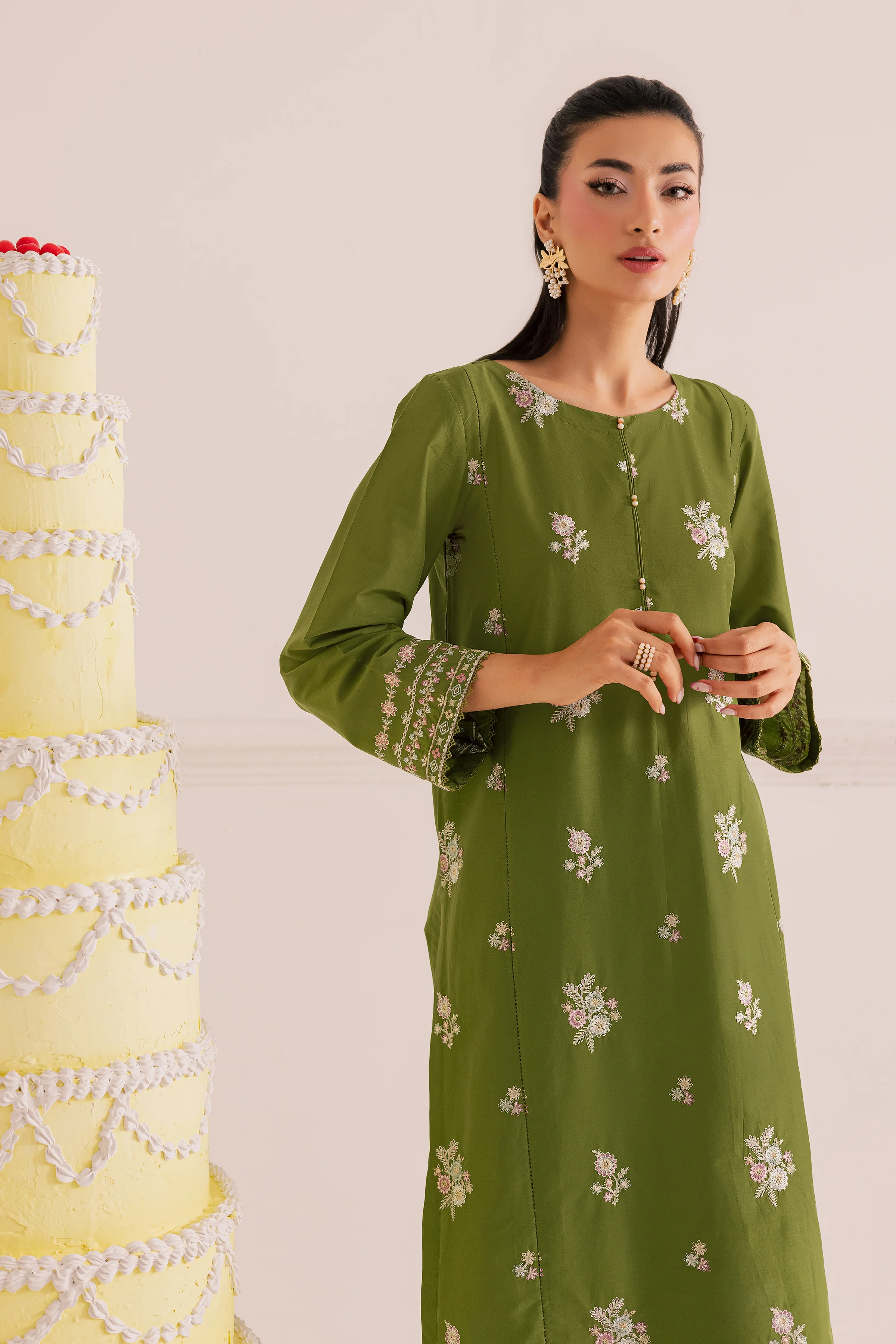 Wild Flower 2Pc - Embroidered Casual Pret - Image 3