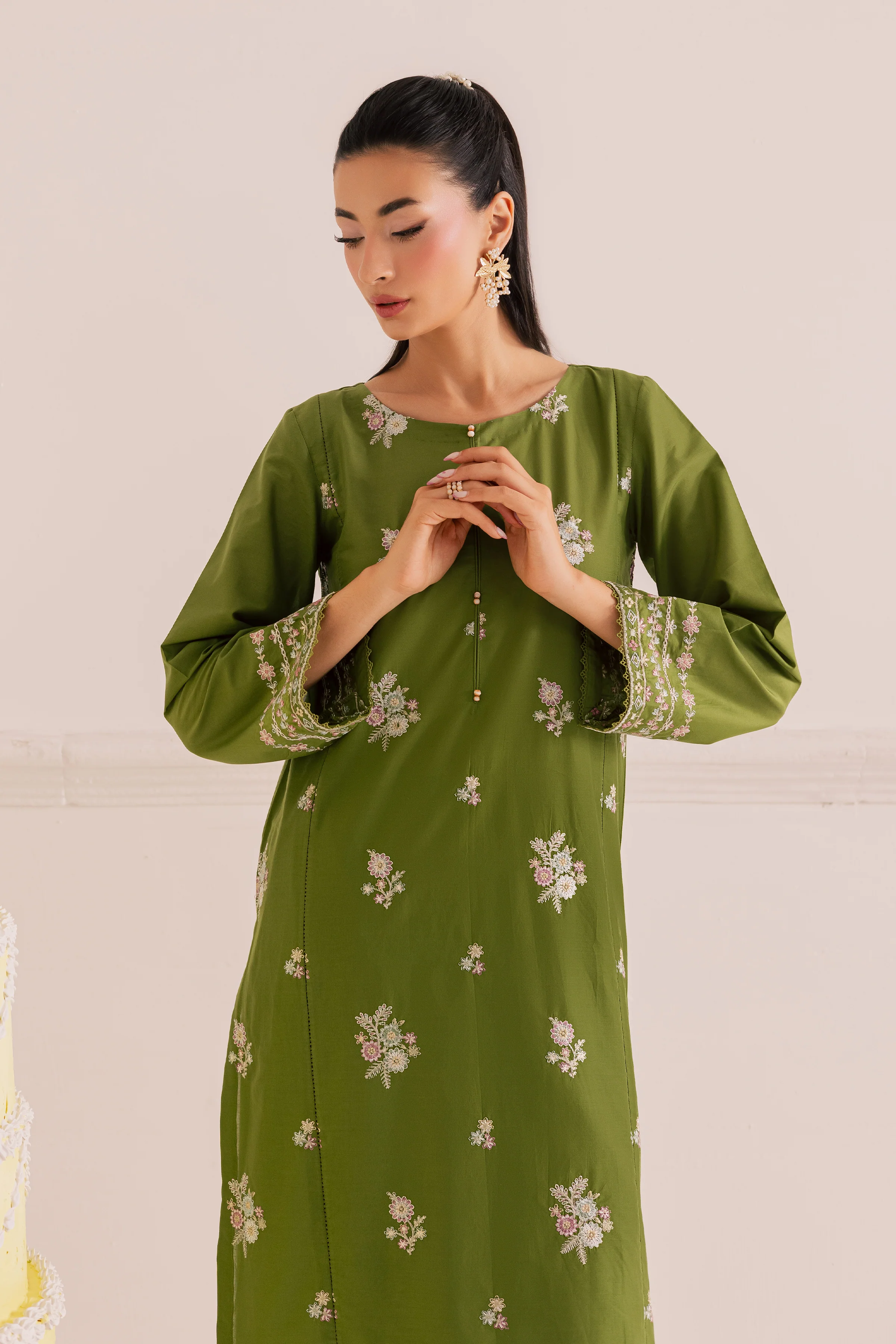 Wild Flower 2Pc - Embroidered Casual Pret - Image 5