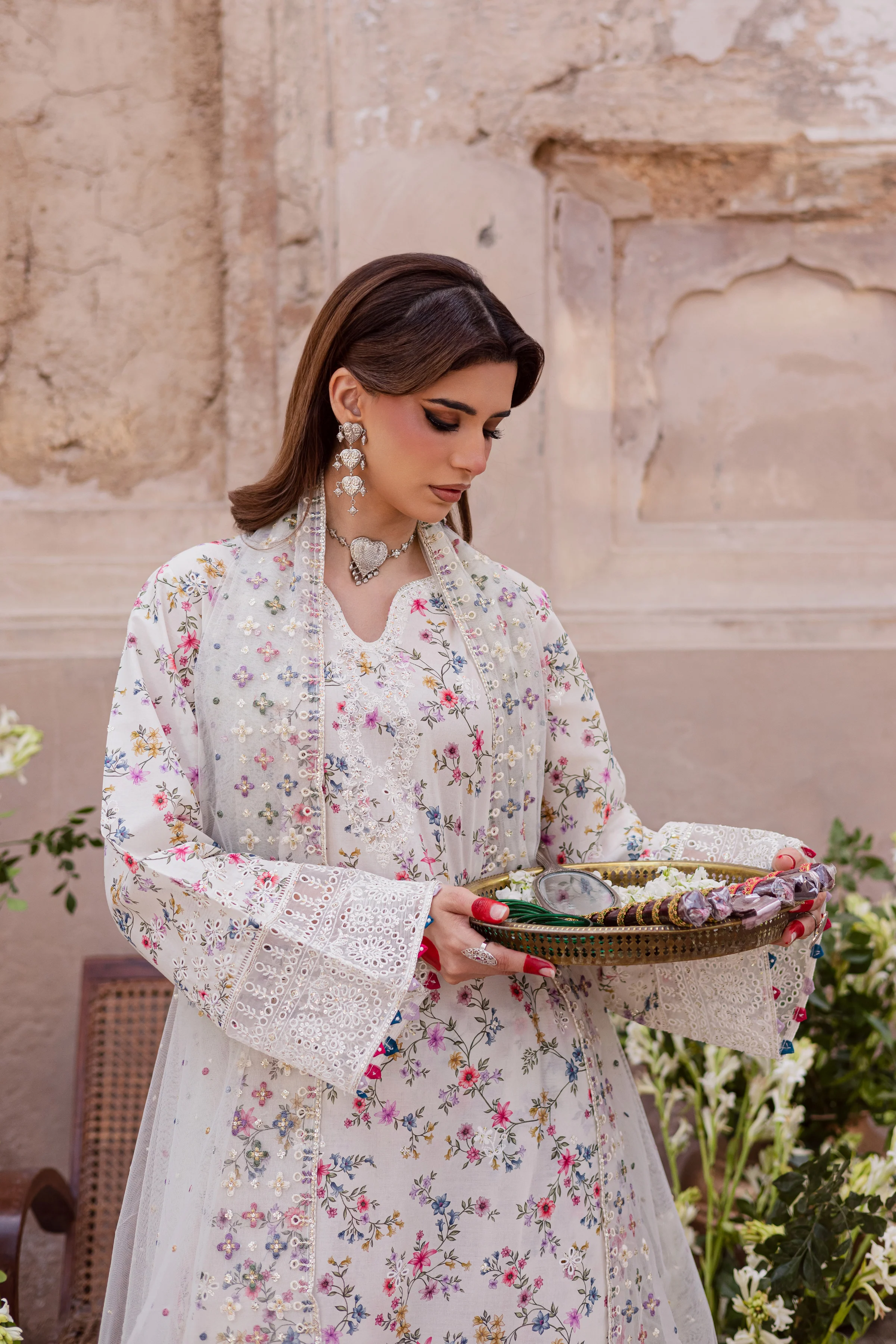 Wisteria 3Pc - Festive Eid Prints - Image 2