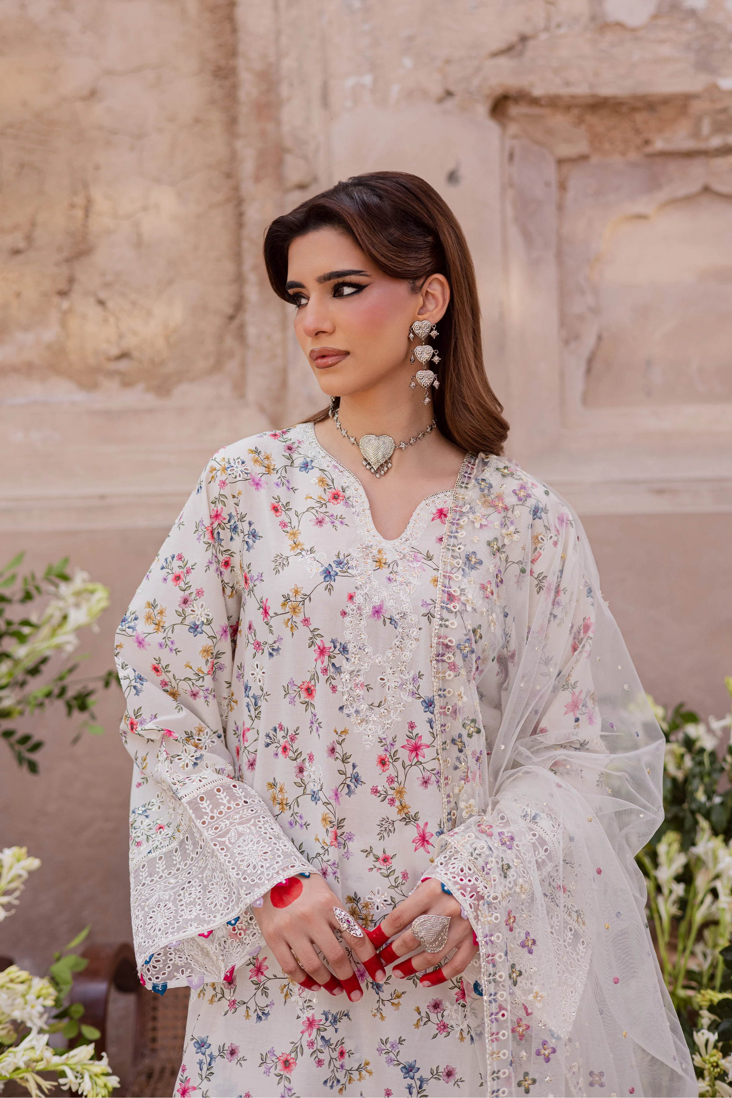 Wisteria 3Pc - Festive Eid Prints - Image 4